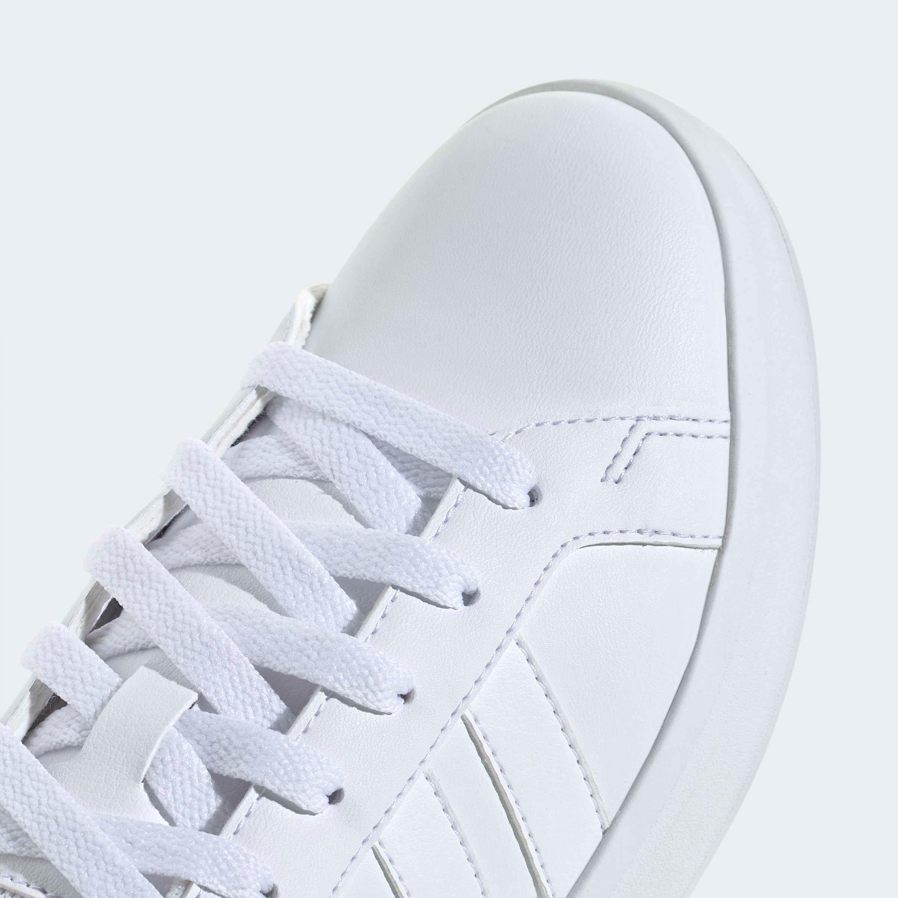 Adidas Grand Court 3.0 Lace-Up Sneakers-girls-shoes-sneakers-image-8