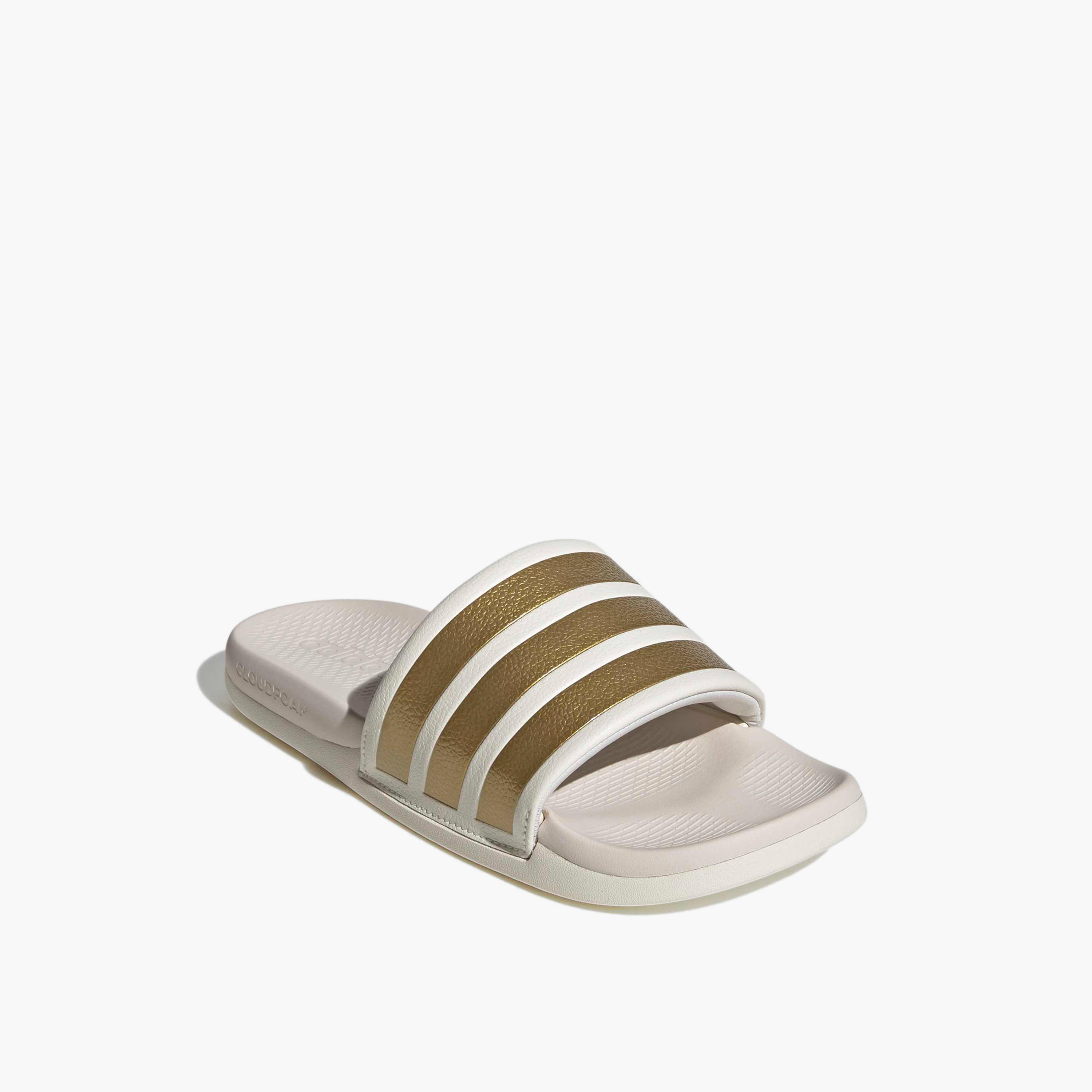 Adidas Women Adilette Comfort 2.0 Striped Slides-women-shoes-flipflopsandslides-image-1