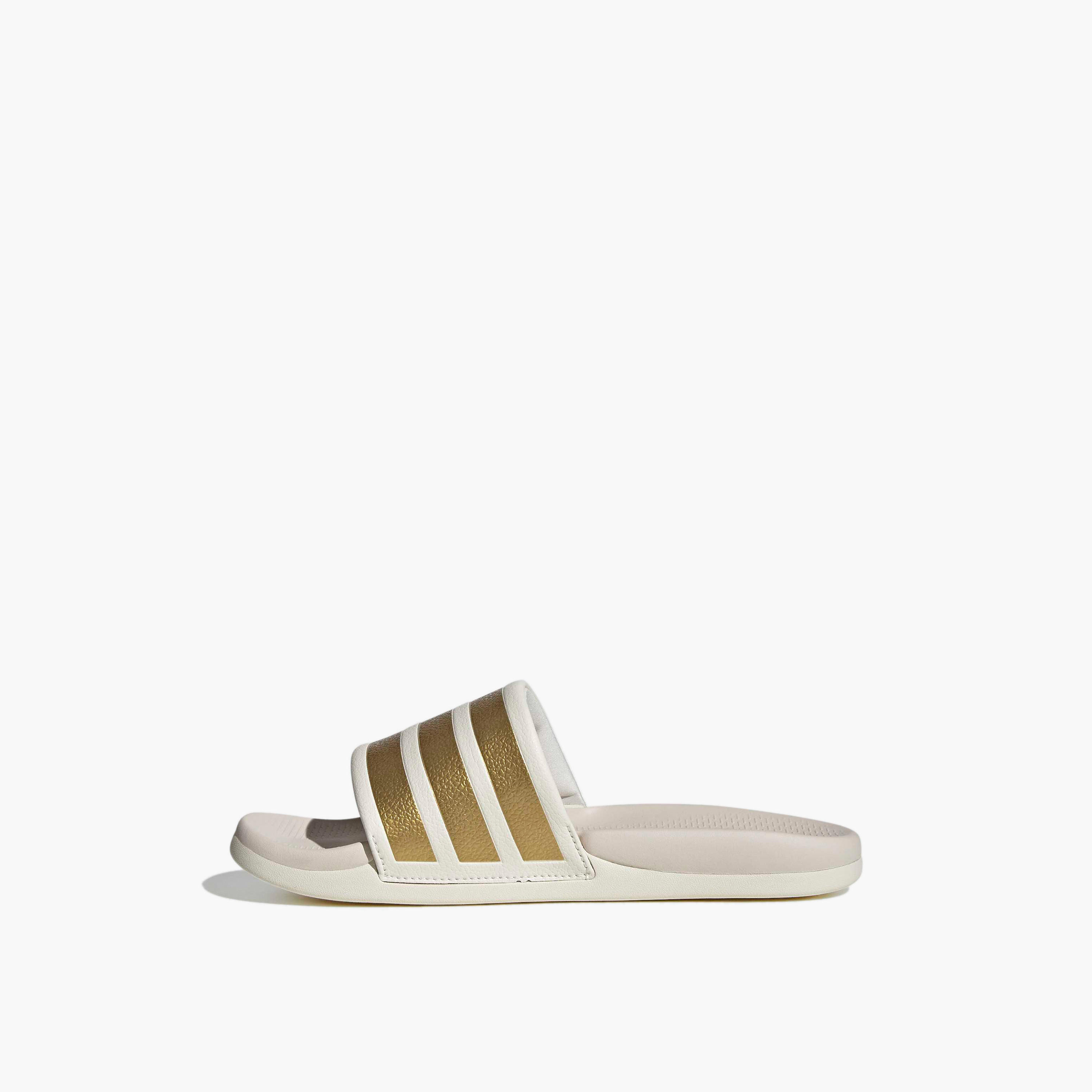Adidas Women Adilette Comfort 2.0 Striped Slides-women-shoes-flipflopsandslides-image-3