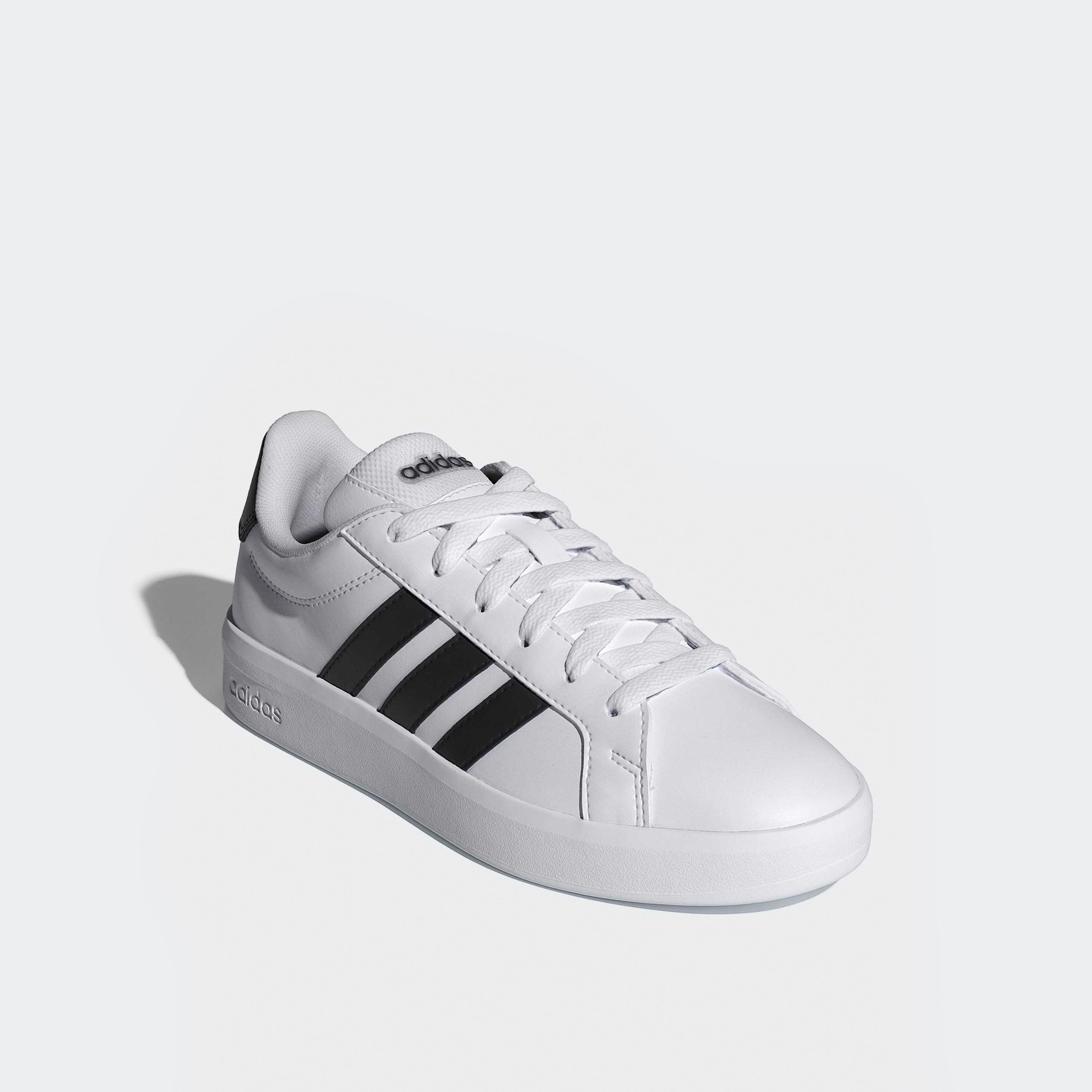 Adidas Kids Grand Court 3.0 Lace-Up Sneakers-girls-shoes-sneakers-image-1