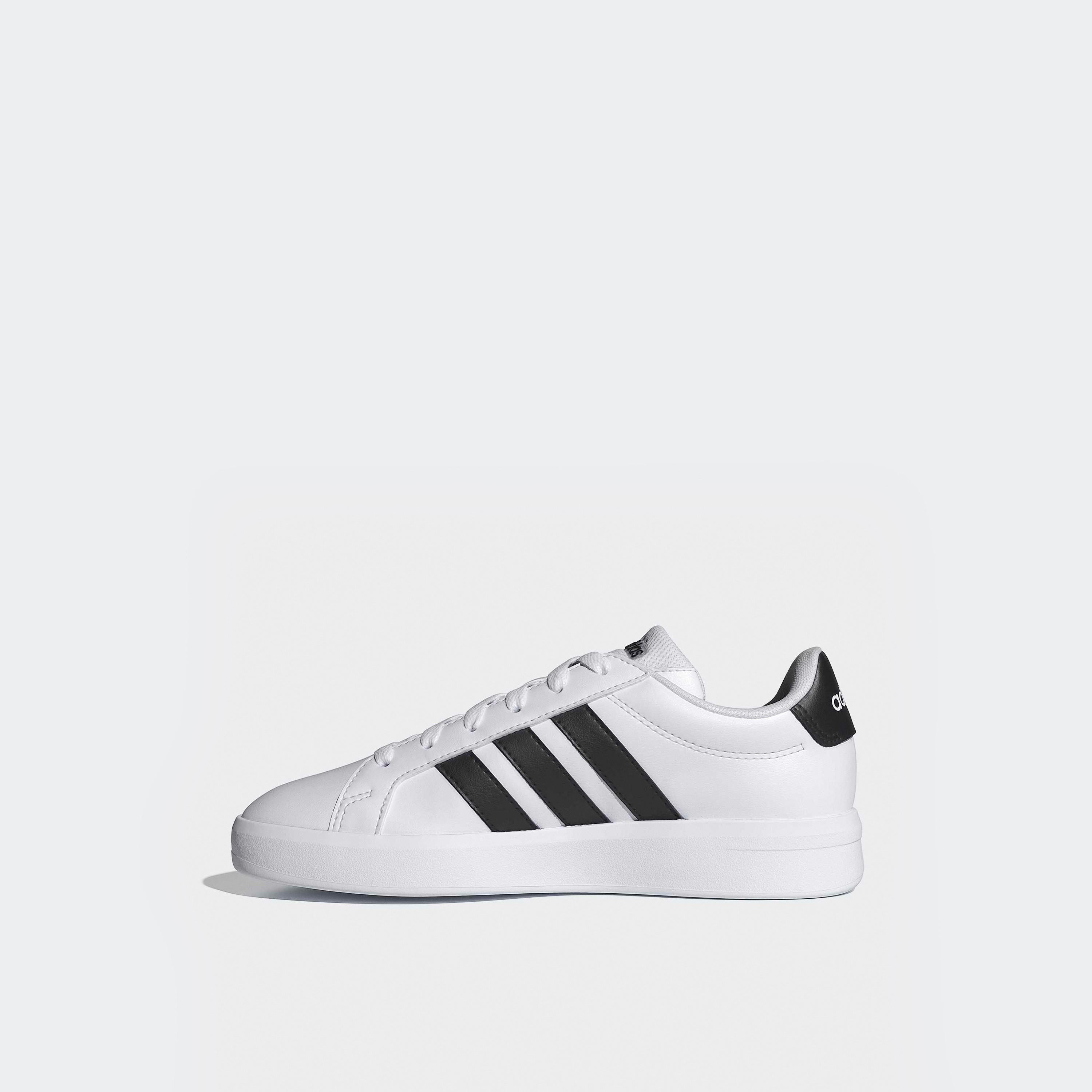 Adidas Kids Grand Court 3.0 Lace-Up Sneakers-girls-shoes-sneakers-image-3