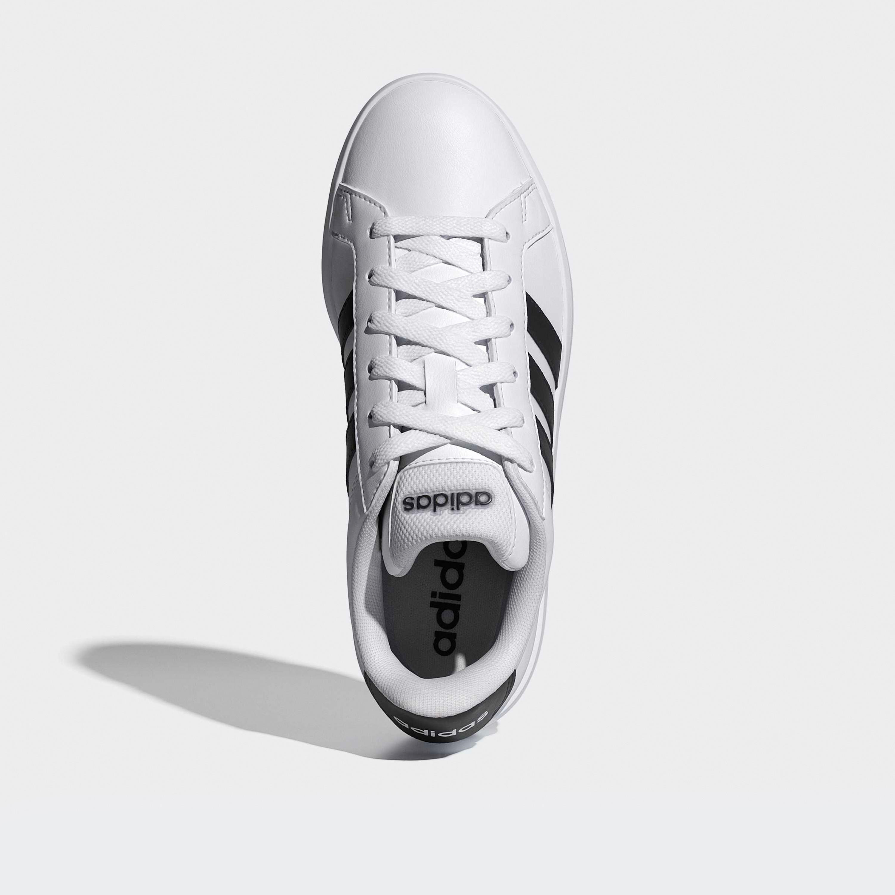 Adidas Kids Grand Court 3.0 Lace-Up Sneakers-girls-shoes-sneakers-image-4