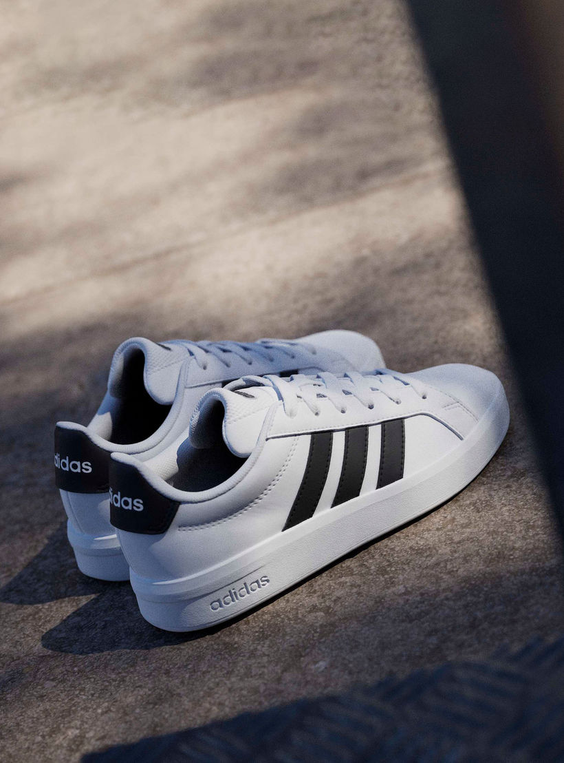 Adidas Kids Grand Court 3.0 Lace-Up Sneakers-girls-shoes-sneakers-image-9