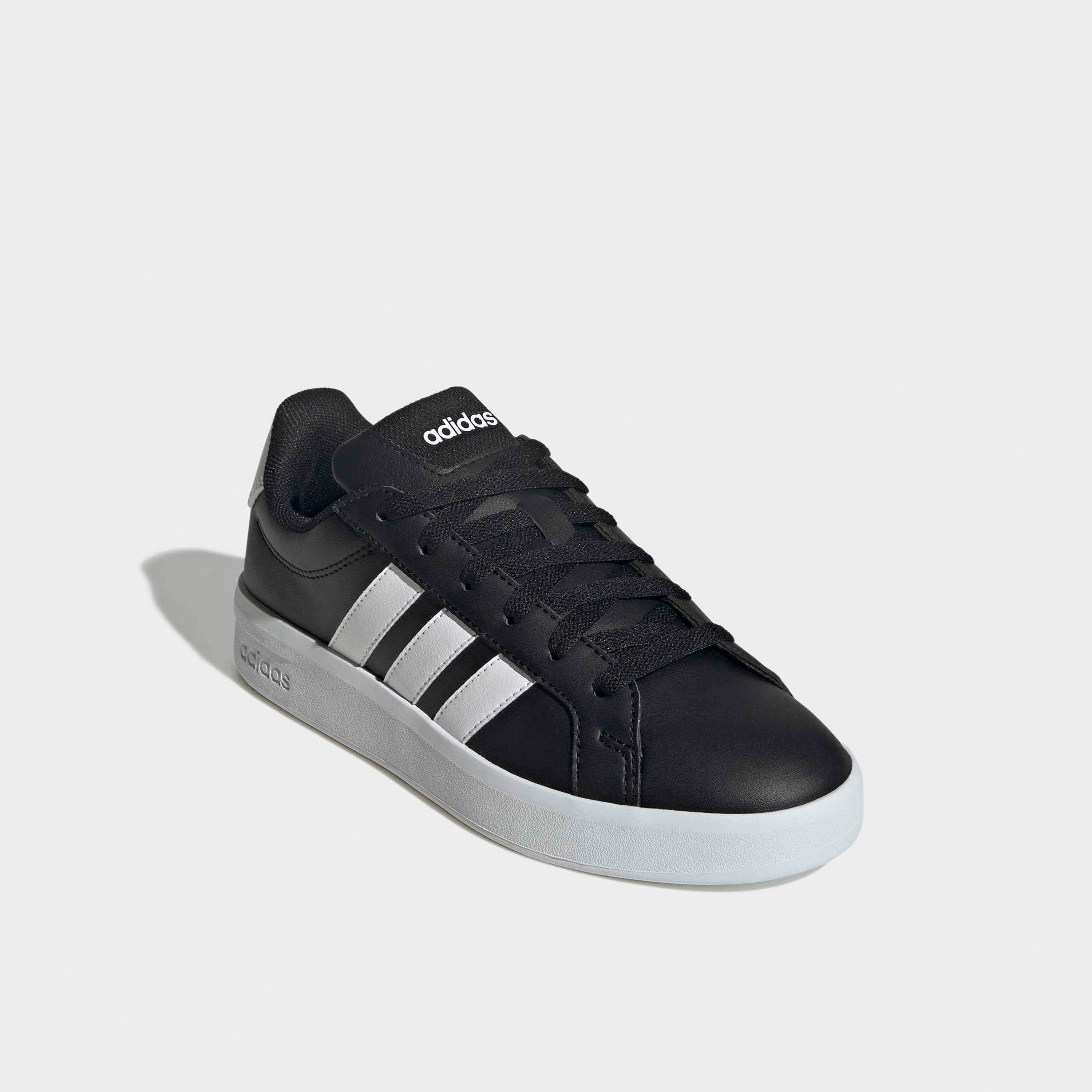 Adidas Kids Grand Court 3.0 Lace-Up Ankle Sneakers-girls-shoes-sneakers-image-1