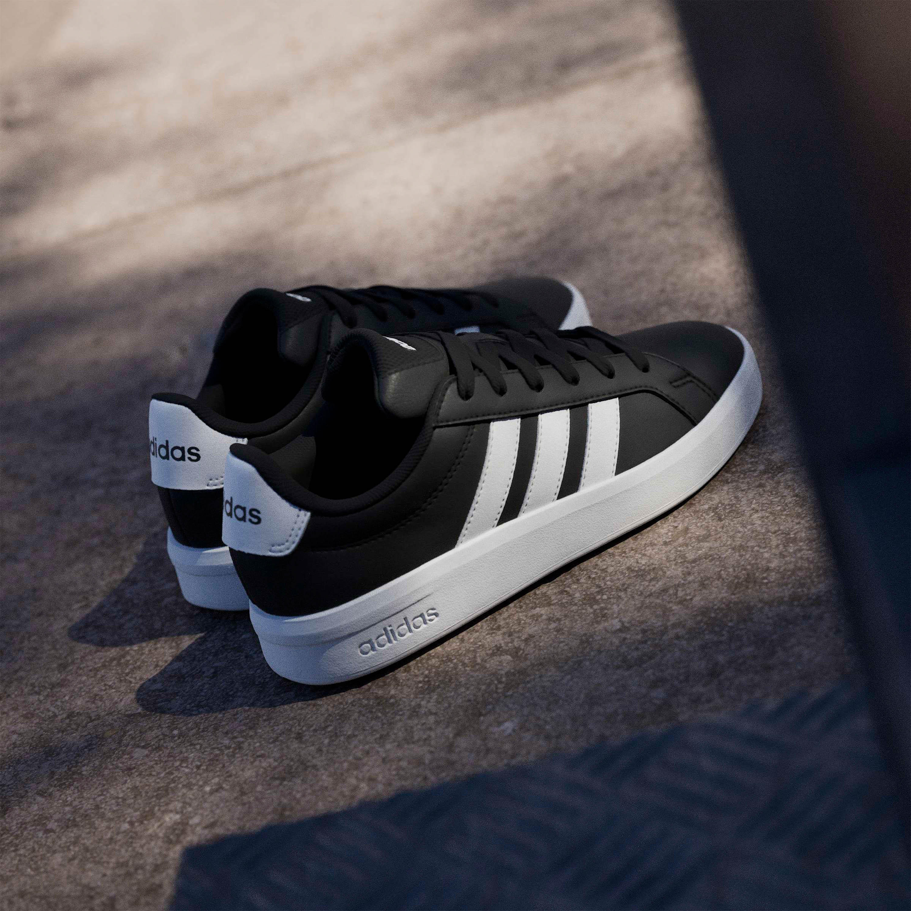 Adidas Kids Grand Court 3.0 Lace-Up Ankle Sneakers-girls-shoes-sneakers-image-10