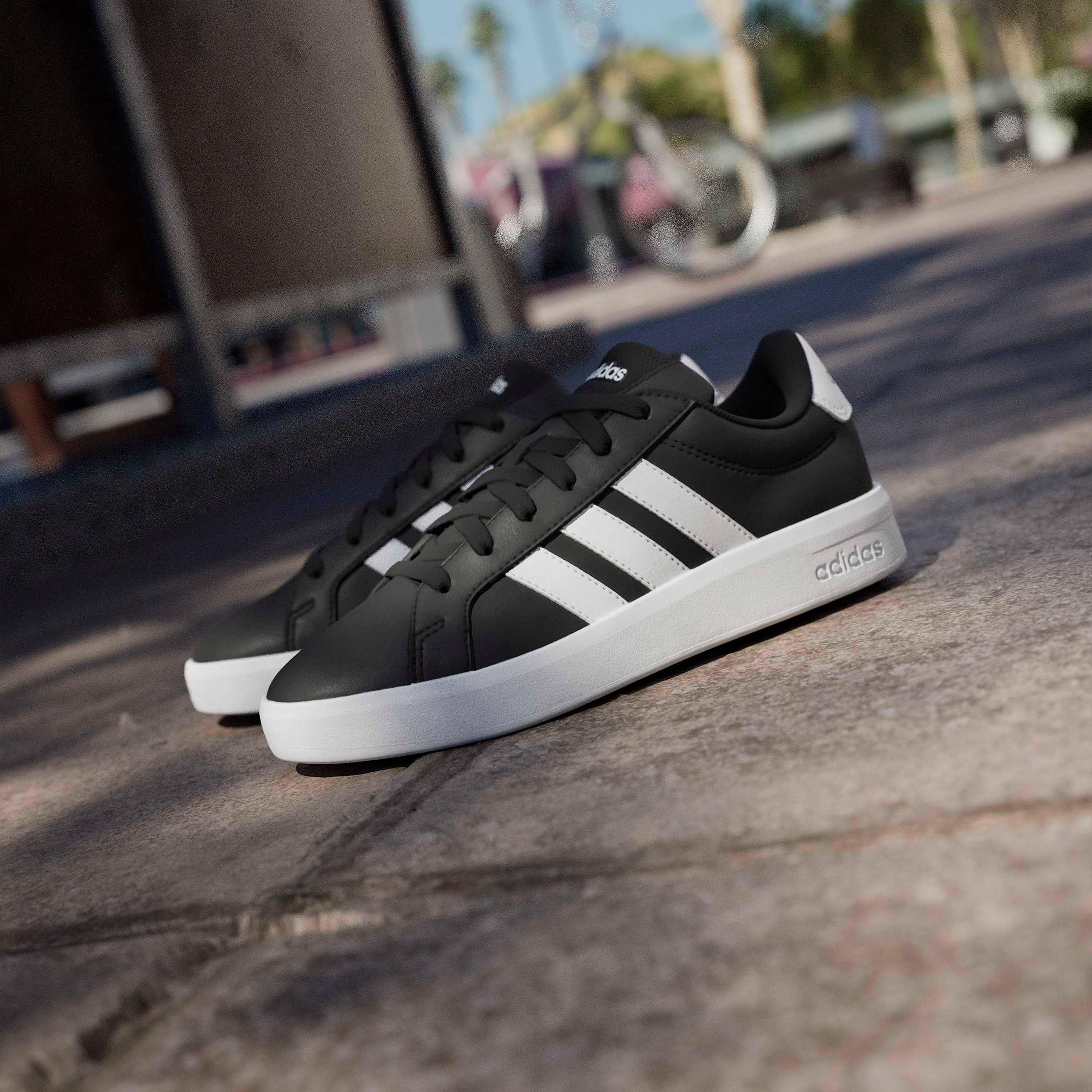 Adidas Kids Grand Court 3.0 Lace-Up Ankle Sneakers-girls-shoes-sneakers-image-11