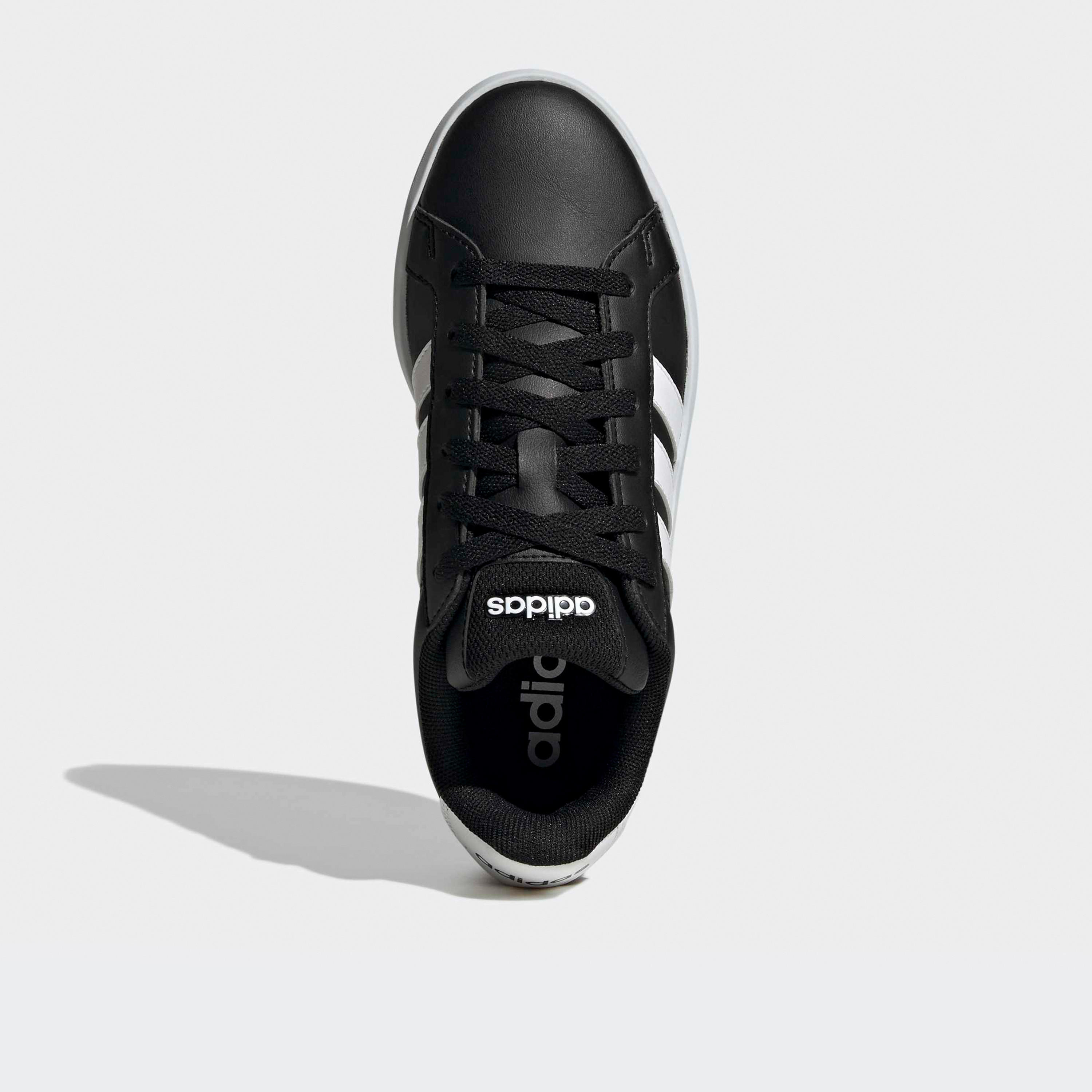 Adidas Kids Grand Court 3.0 Lace-Up Ankle Sneakers-girls-shoes-sneakers-image-3