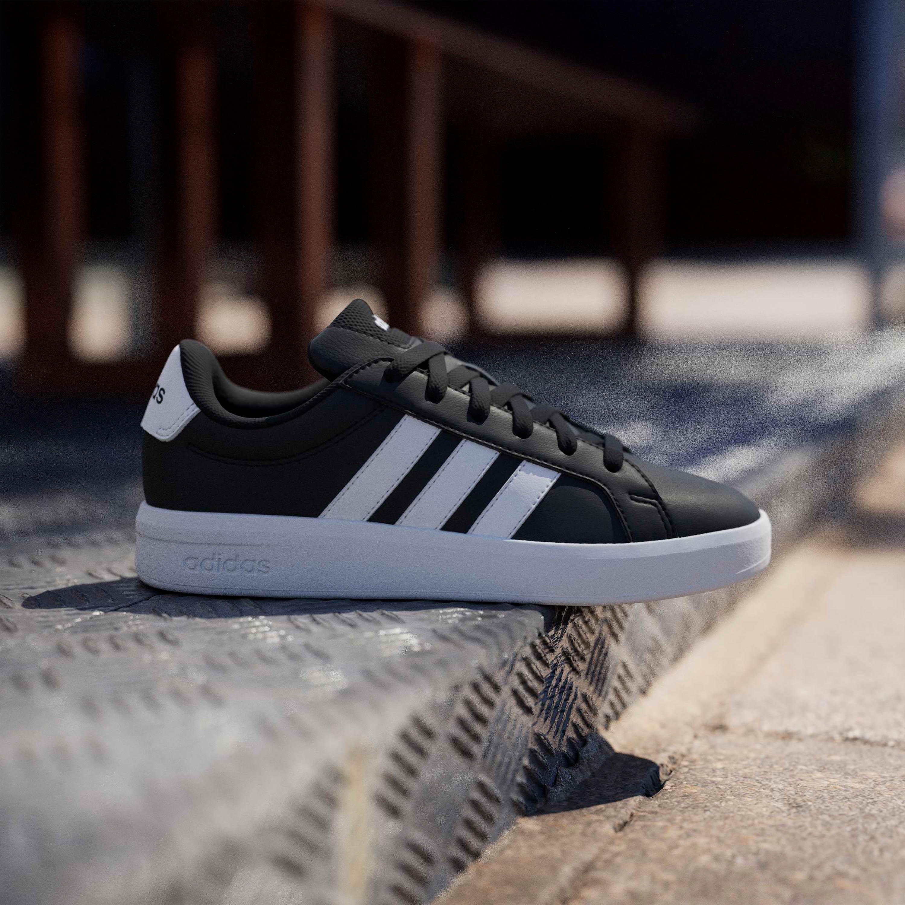 Adidas Kids Grand Court 3.0 Lace-Up Ankle Sneakers-girls-shoes-sneakers-image-8