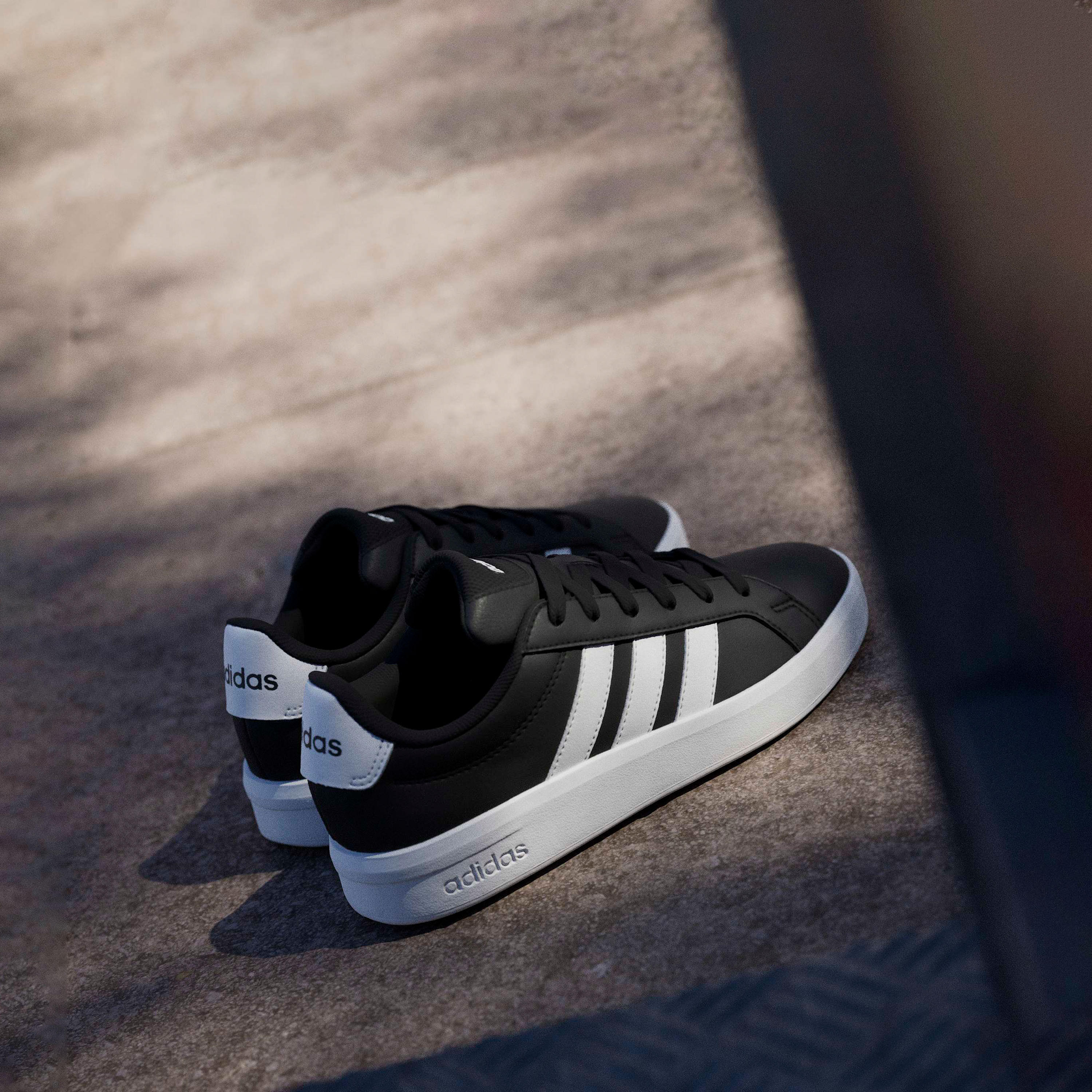 Adidas Boys Grand Court 3.0 Lace-Up Sneakers-sports-boys-shoes-image-9