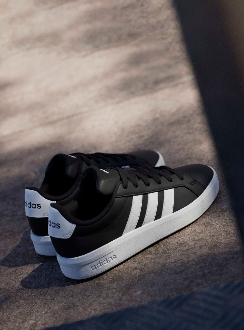 Adidas Boys Grand Court 3.0 Lace-Up Sneakers-sports-boys-shoes-image-9