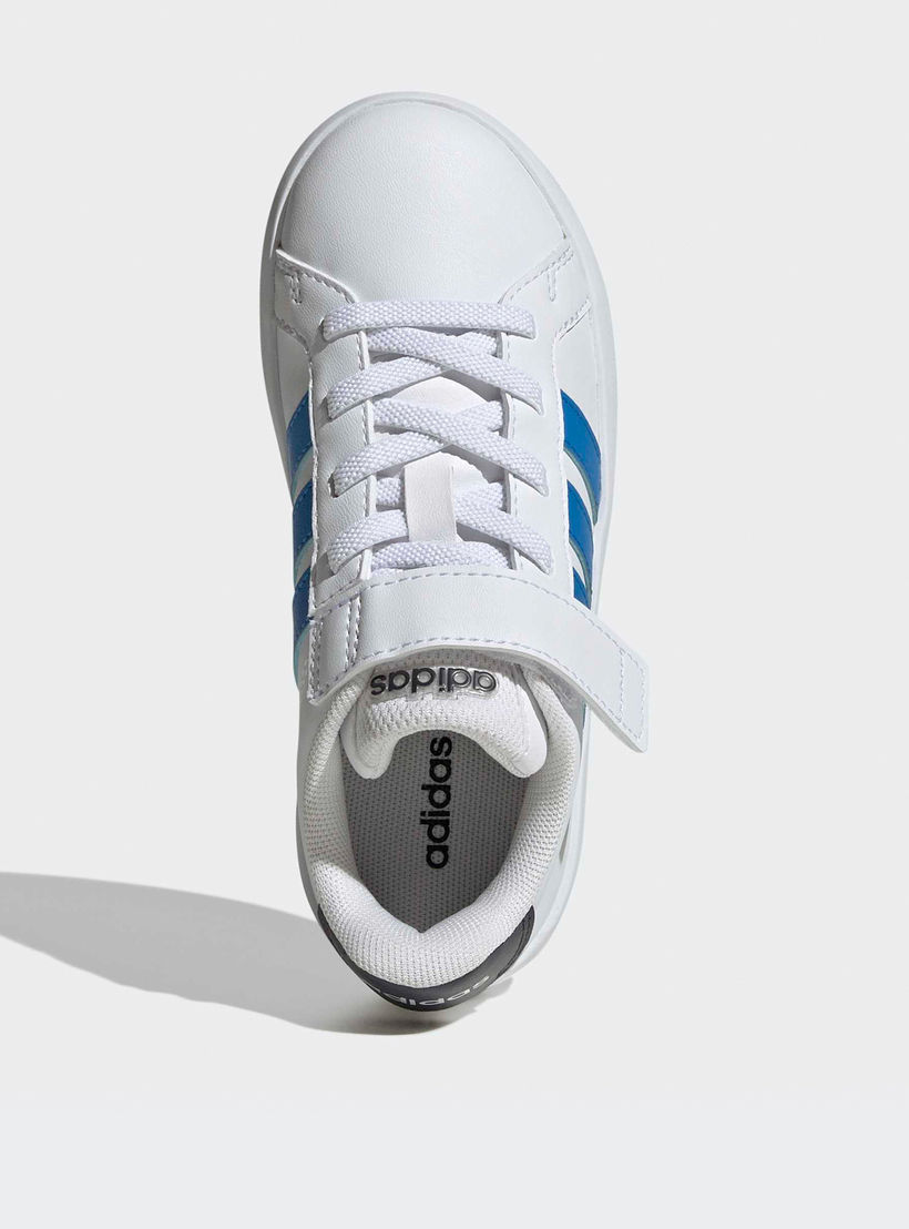 حذاء سنيكرز بشريط إغلاق لاصق "جراند كورت 3.0 إي إل" للأولاد من أديداس-sports-boys-shoes-image-4
