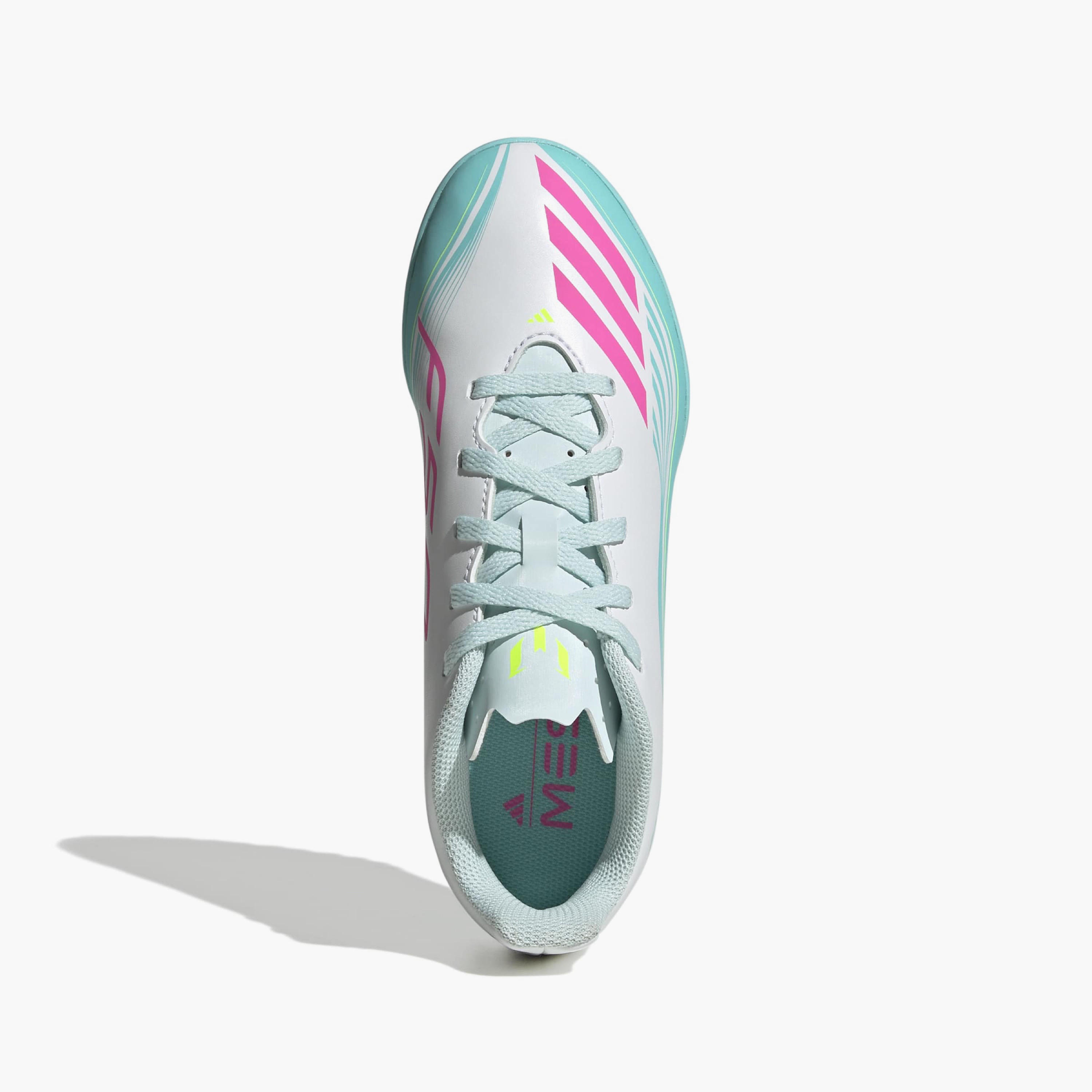 Adidas Boys F50 Messi Club TF Lace-Up Football Turf Shoes-sports-boys-shoes-image-3