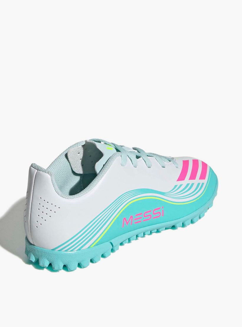 Adidas Boys F50 Messi Club TF Lace-Up Football Turf Shoes-sports-boys-shoes-image-5