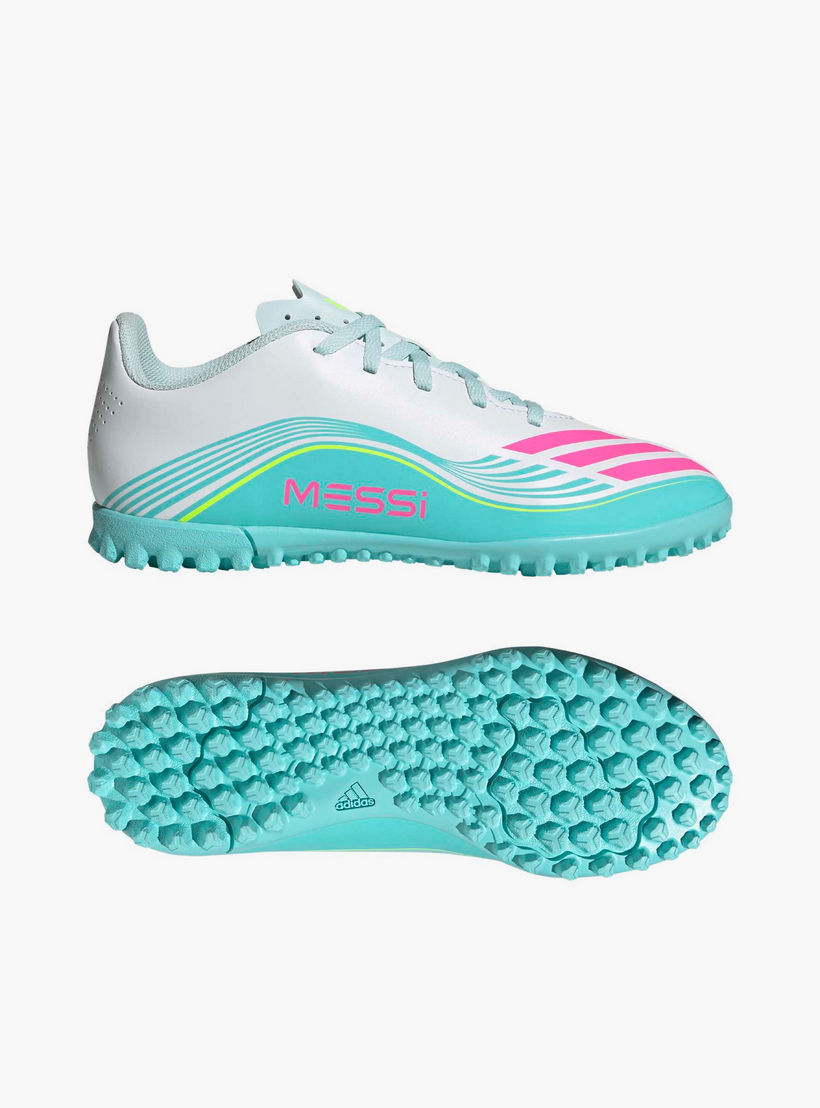 Adidas Boys F50 Messi Club TF Lace-Up Football Turf Shoes-sports-boys-shoes-image-8