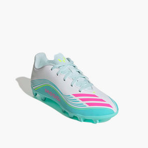 Adidas Boys F50 Messi Club FG/MG Lace-Up Football Firm Ground Shoes-sports-gear-football-shoes-image-1