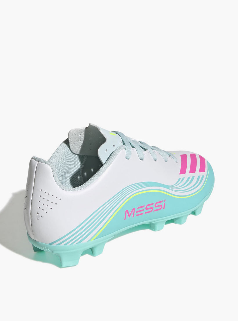 Adidas Boys F50 Messi Club FG/MG Lace-Up Football Firm Ground Shoes-sports-gear-football-shoes-firmground-image-5