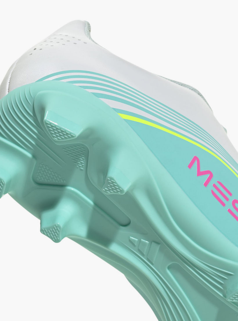 Adidas Boys F50 Messi Club FG/MG Lace-Up Football Firm Ground Shoes-sports-gear-football-shoes-firmground-image-7