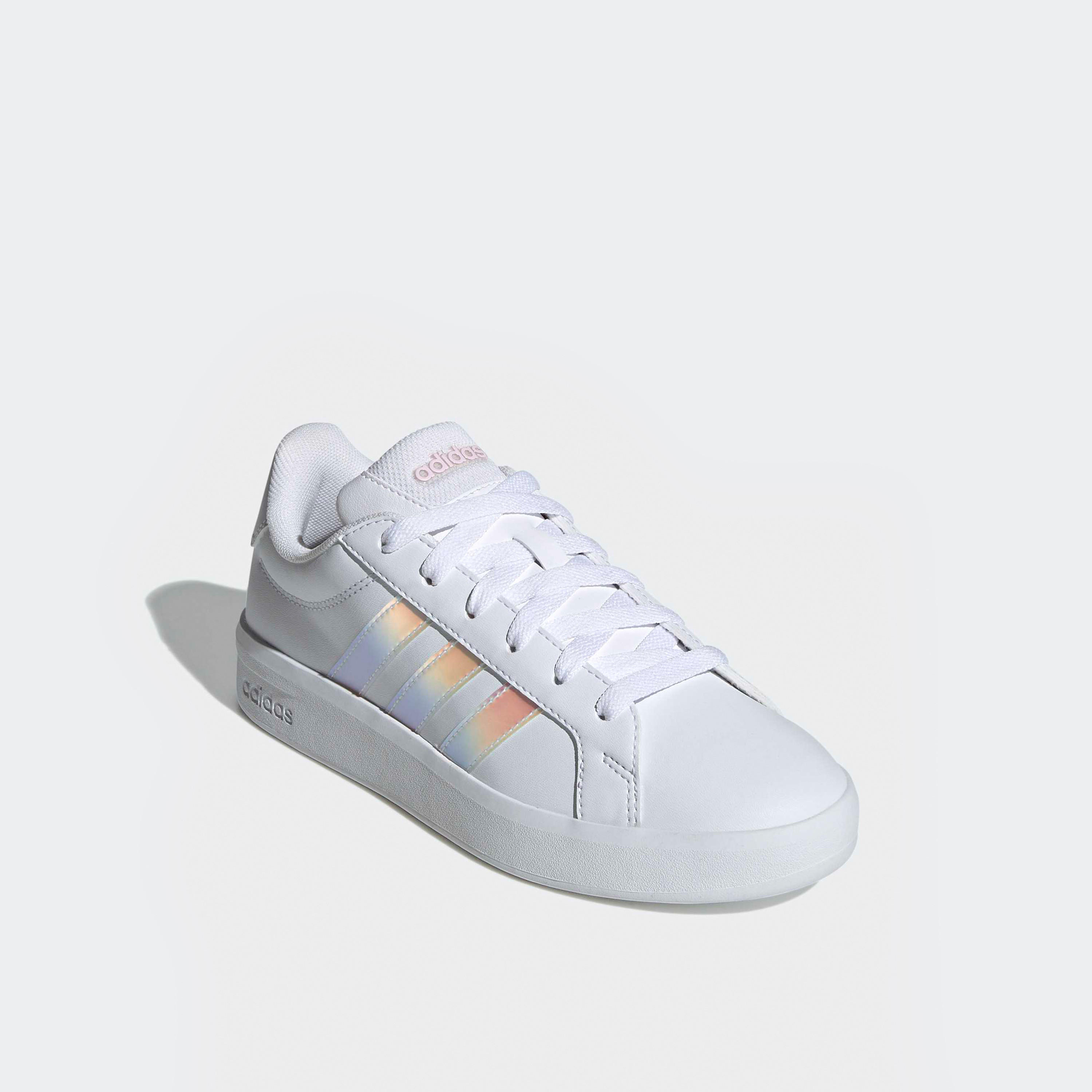 Adidas Girls Grand Court 3.0 Lace-Up Sneakers-girls-shoes-sneakers-image-1