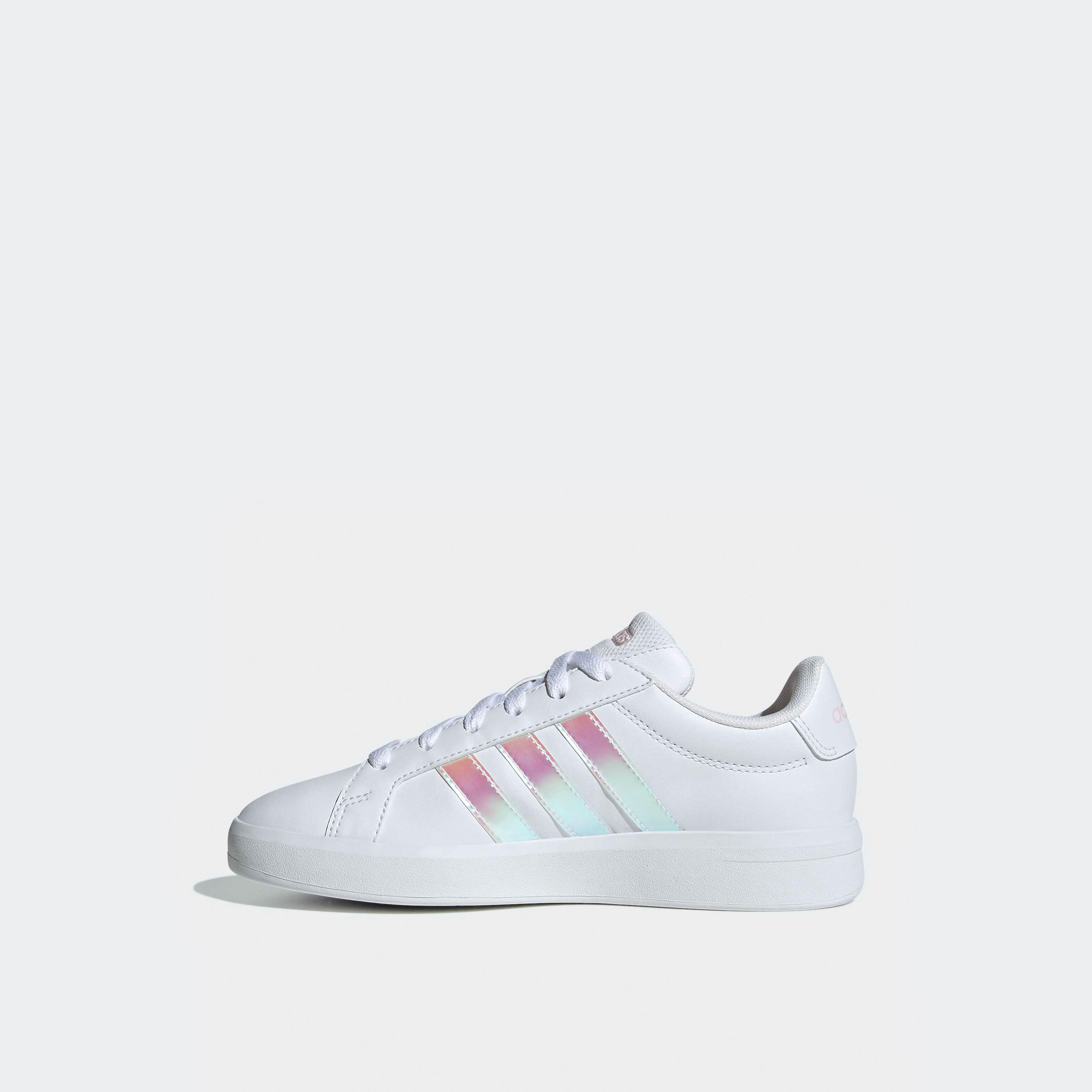 Adidas Girls Grand Court 3.0 Lace-Up Sneakers-girls-shoes-sneakers-image-3