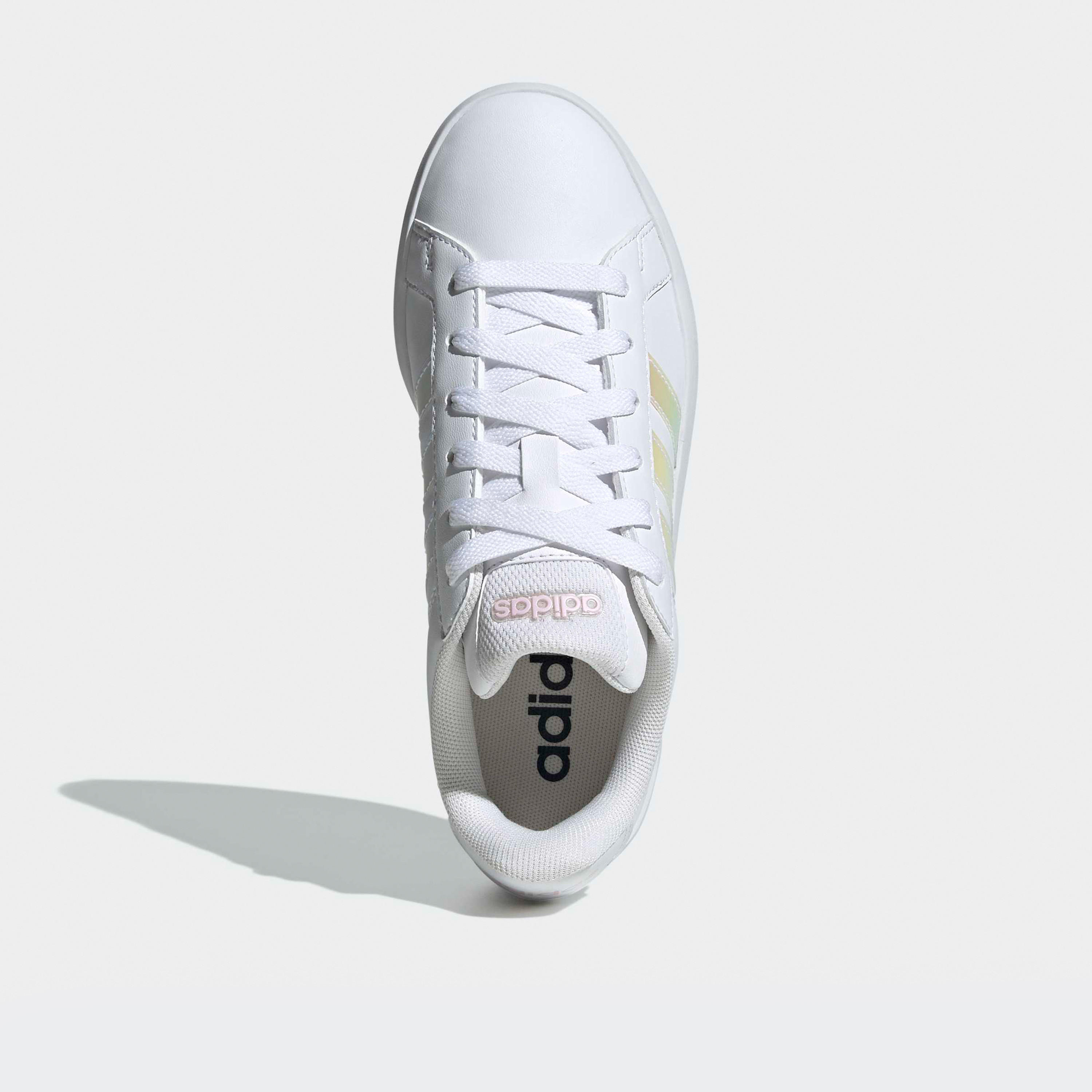 Adidas Girls Grand Court 3.0 Lace-Up Sneakers-girls-shoes-sneakers-image-4