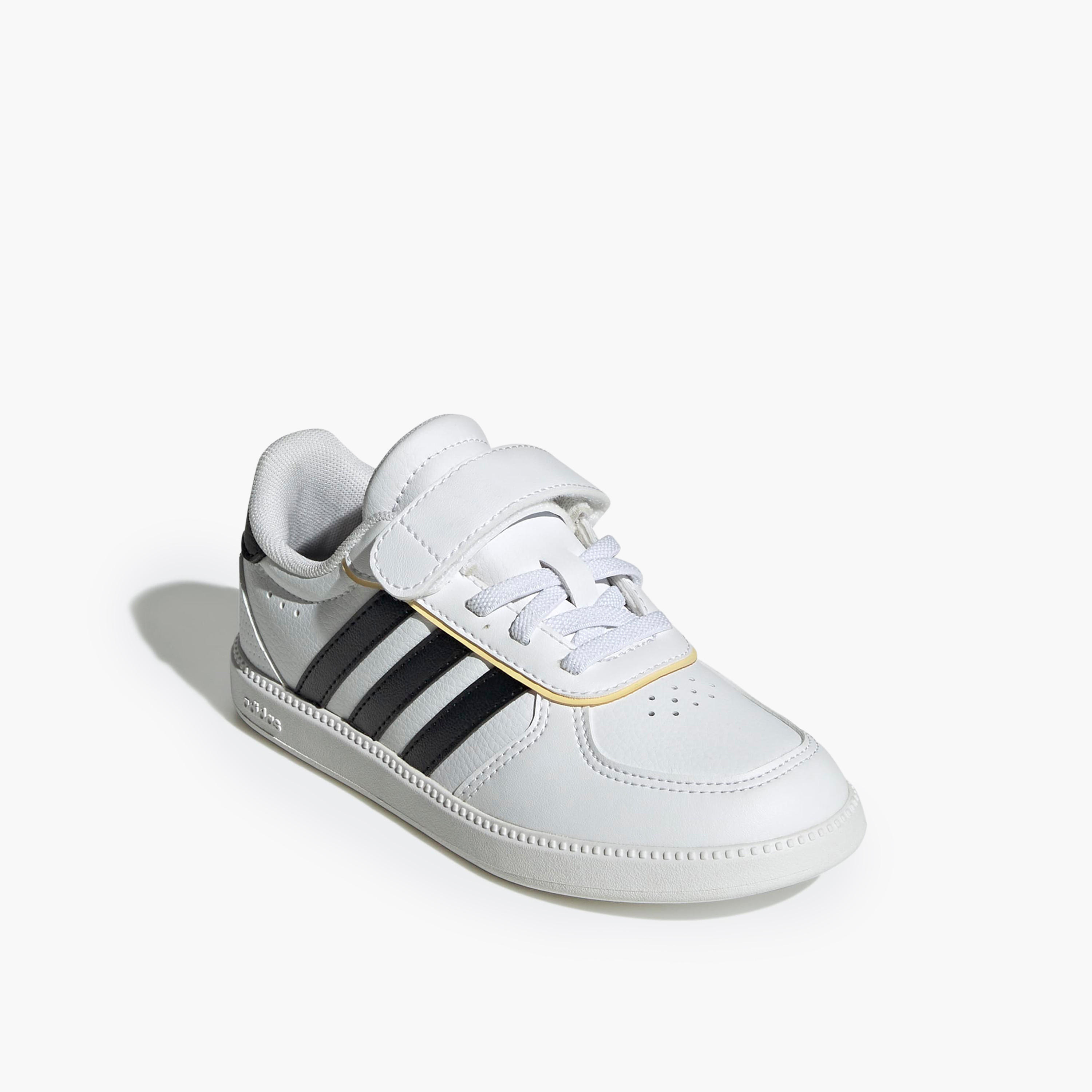 Adidas Boys BREAKNET SLEEK EL C Perforated Hook and Loop Sneakers-boys-shoes-sneakers-image-1