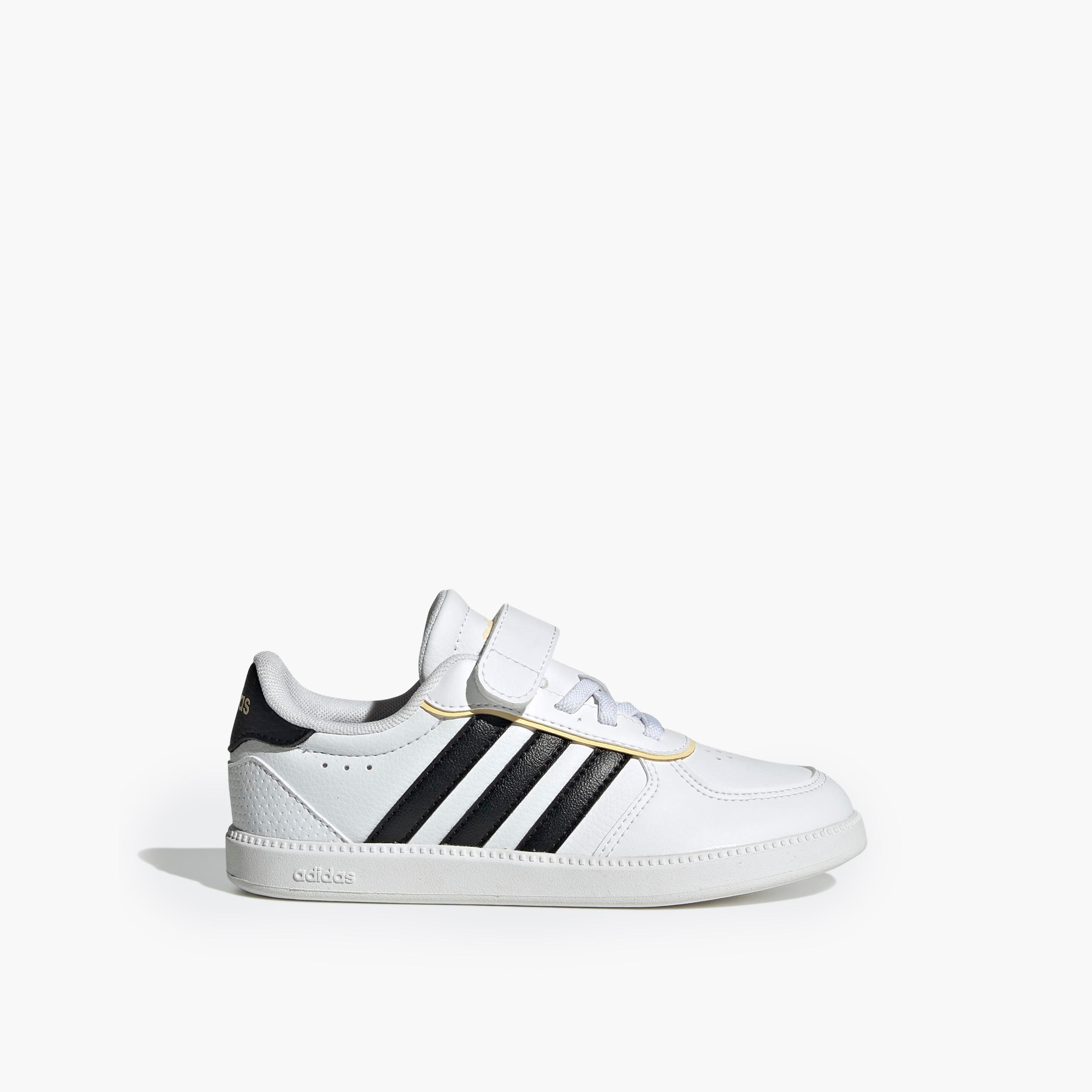Adidas Boys BREAKNET SLEEK EL C Perforated Hook and Loop Sneakers-boys-shoes-sneakers-image-2