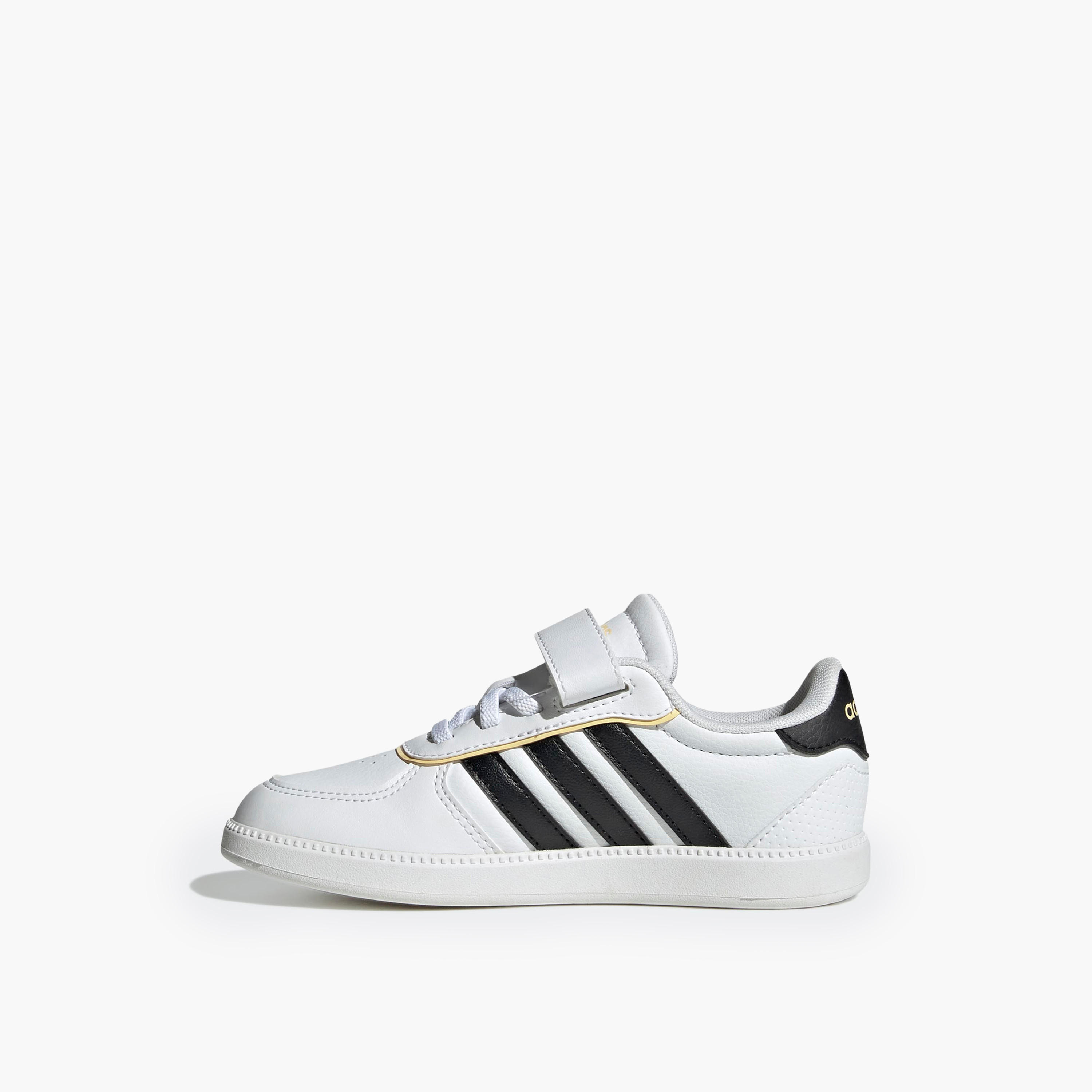 Adidas Boys BREAKNET SLEEK EL C Perforated Hook and Loop Sneakers-boys-shoes-sneakers-image-4