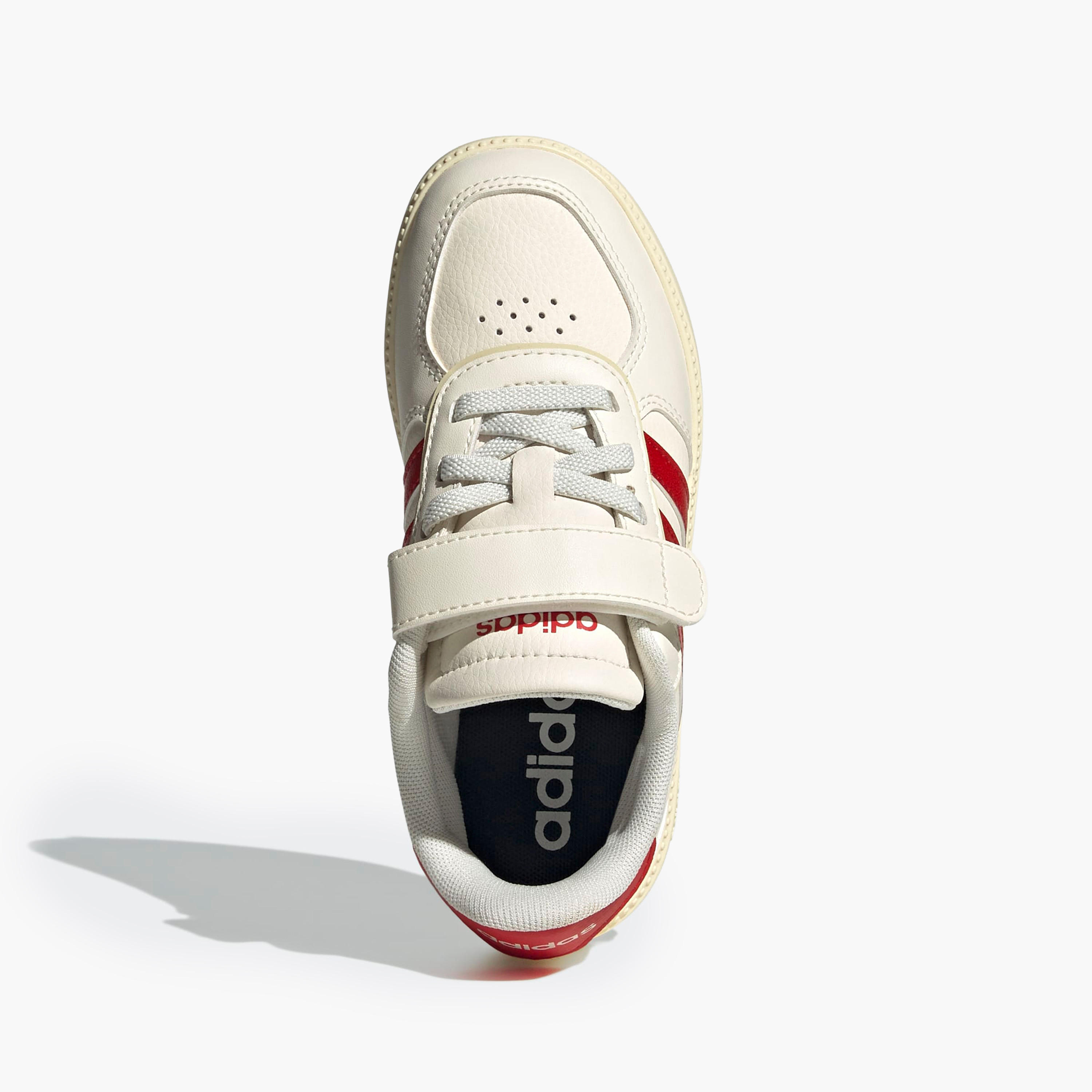 حذاء سنيكرز مثقب بشريط إغلاق لاصق للأولاد من أديداس - BREAKNET SLEEK EL C-boys-shoes-sneakers-image-3