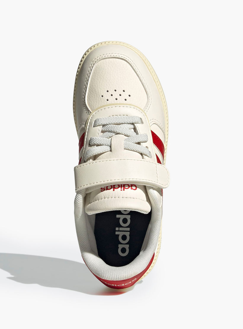حذاء سنيكرز مثقب بشريط إغلاق لاصق للأولاد من أديداس - BREAKNET SLEEK EL C-boys-shoes-sneakers-image-3