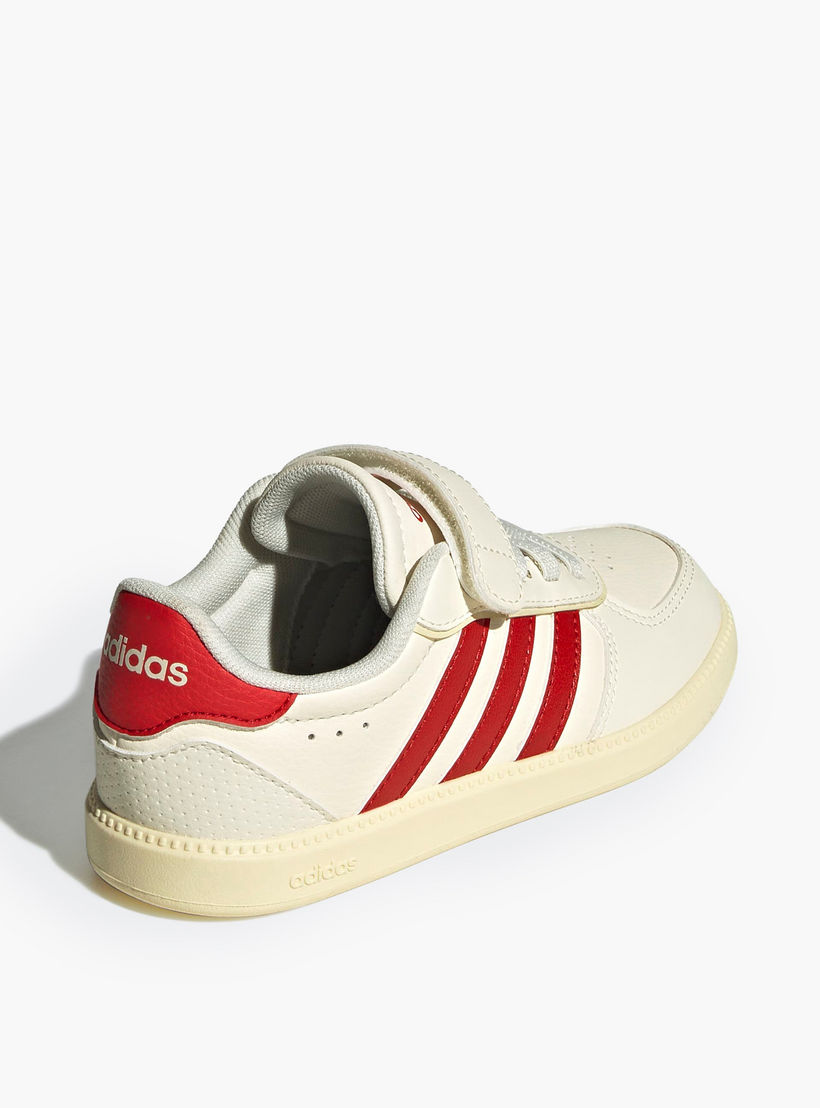 حذاء سنيكرز مثقب بشريط إغلاق لاصق للأولاد من أديداس - BREAKNET SLEEK EL C-boys-shoes-sneakers-image-4