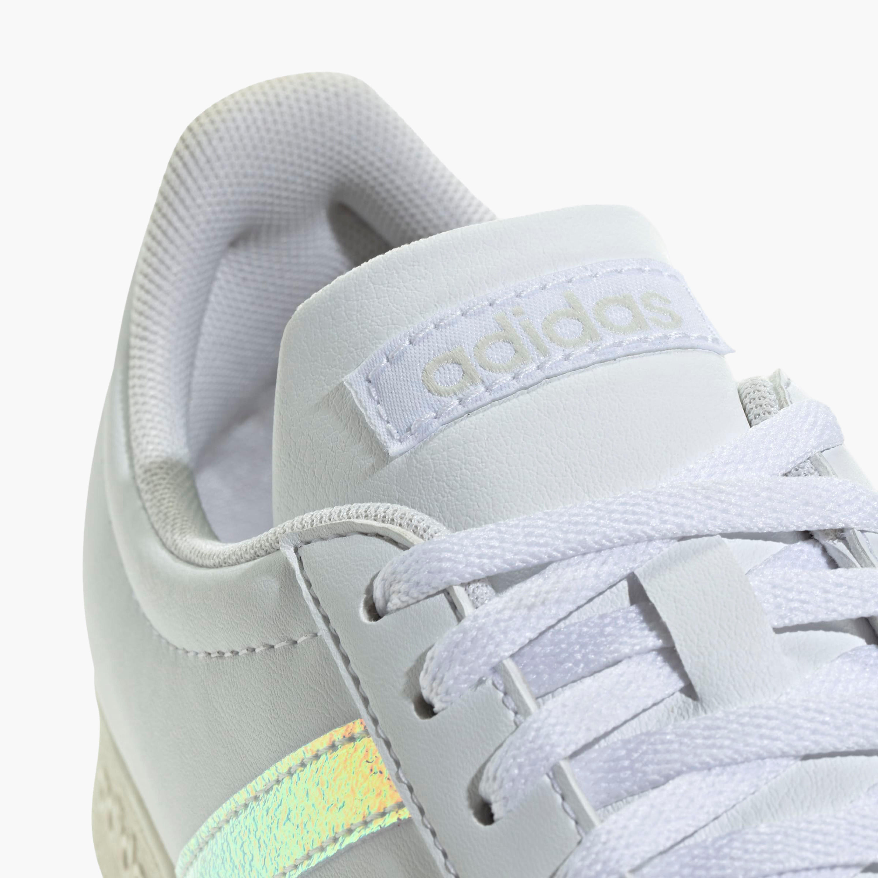 Adidas Women VL COURT BASE Iridescent Lace-Up Sneakers-women-shoes-sneakers-image-5