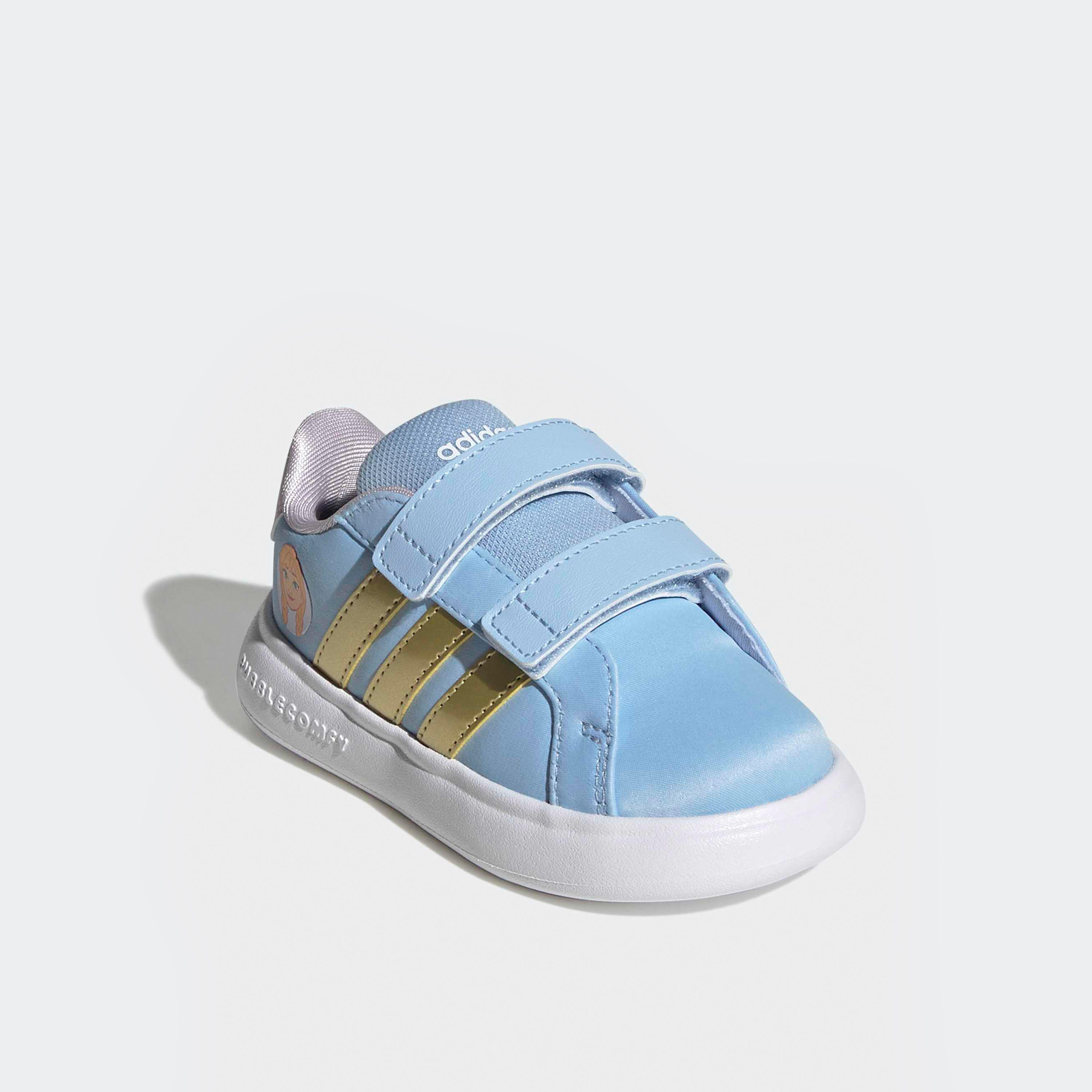 حذاء سنيكرز بشريط إغلاق لاصق جراند كورت آنا من أديداس-baby-girls-shoes-closedshoes-image-1
