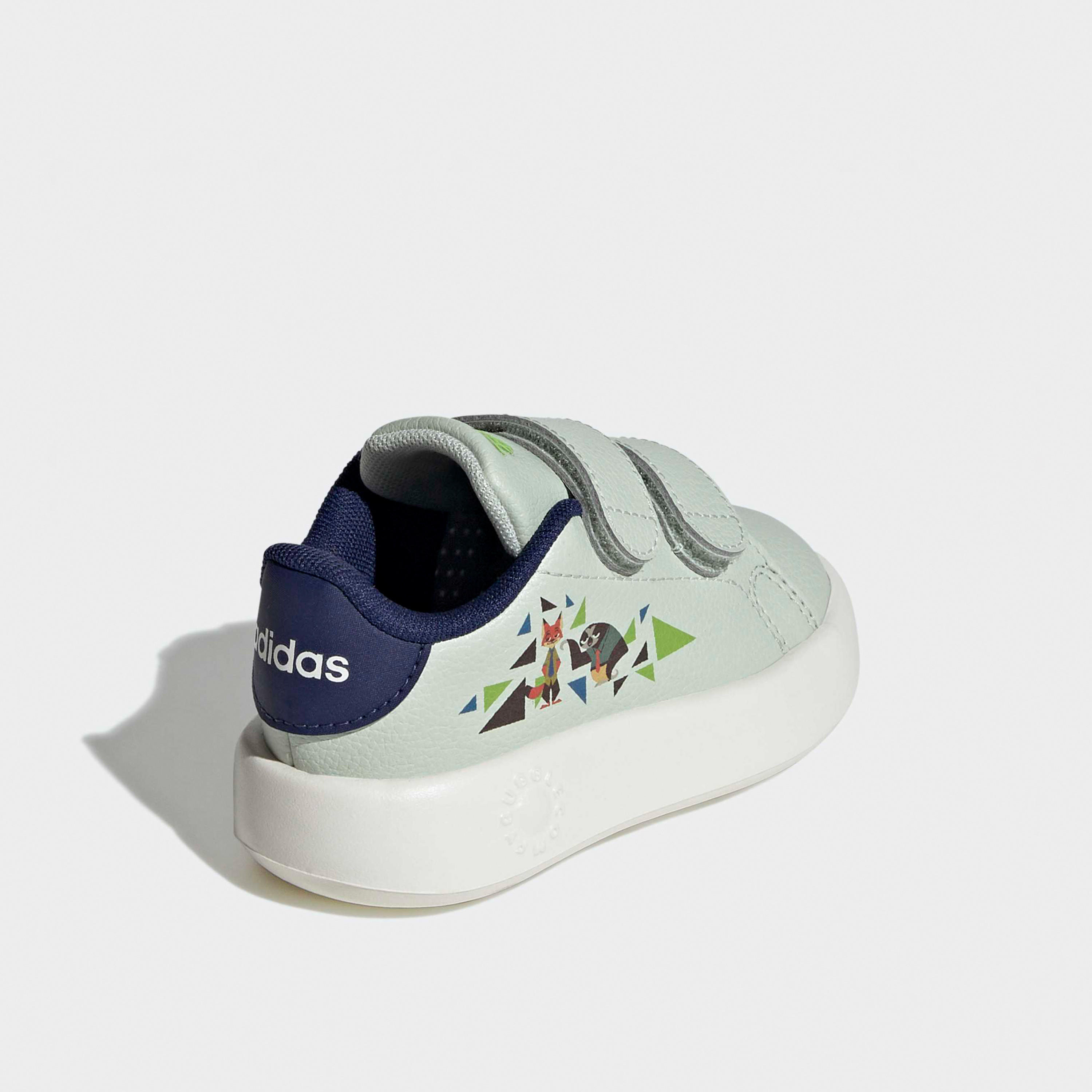 Adidas Advantage Zootopia CF Sneakers with Hook & Loop-baby-girls-shoes-closedshoes-image-5