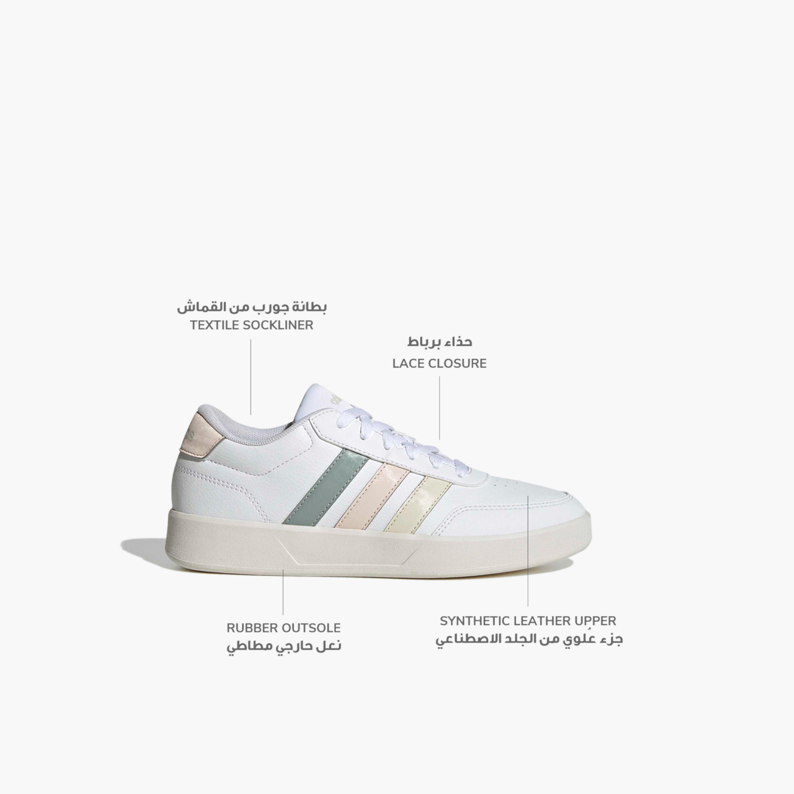 Adidas Women Breaknet 3.0 Lace-Up Ankle Sneakers-sports-women-shoes-image-2