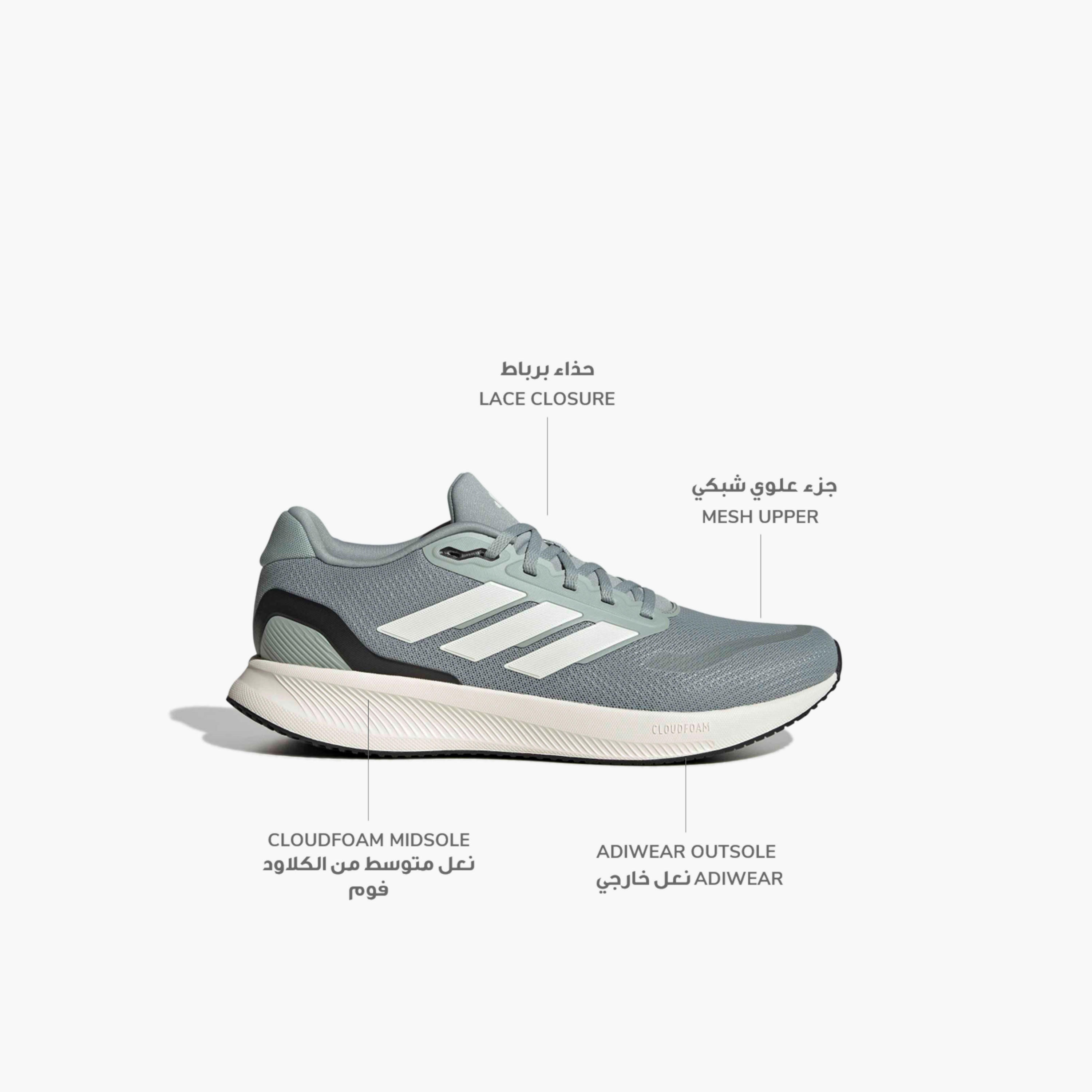 حذاء جري رانفالكون 5 برباط إغلاق للرجال من أديداس-sports-men-shoes-image-2