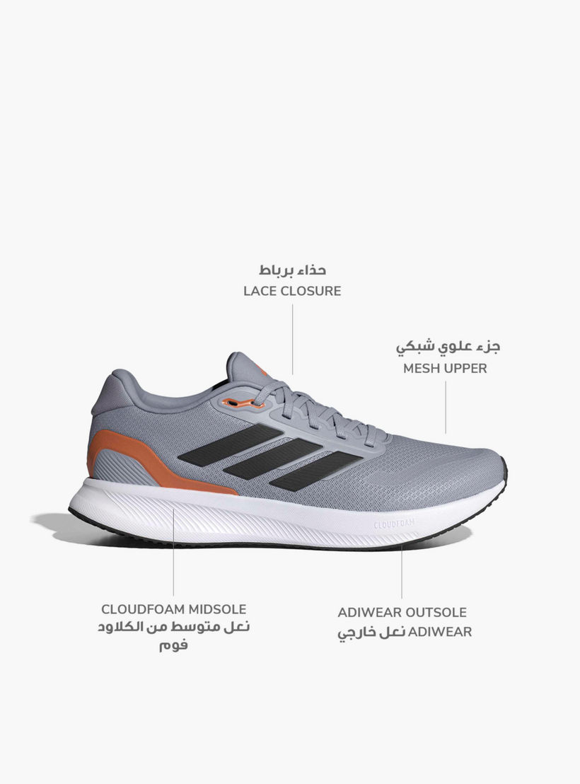 حذاء جري برباط رنفالكون 5 للرجال من أديداس-sports-men-shoes-image-11