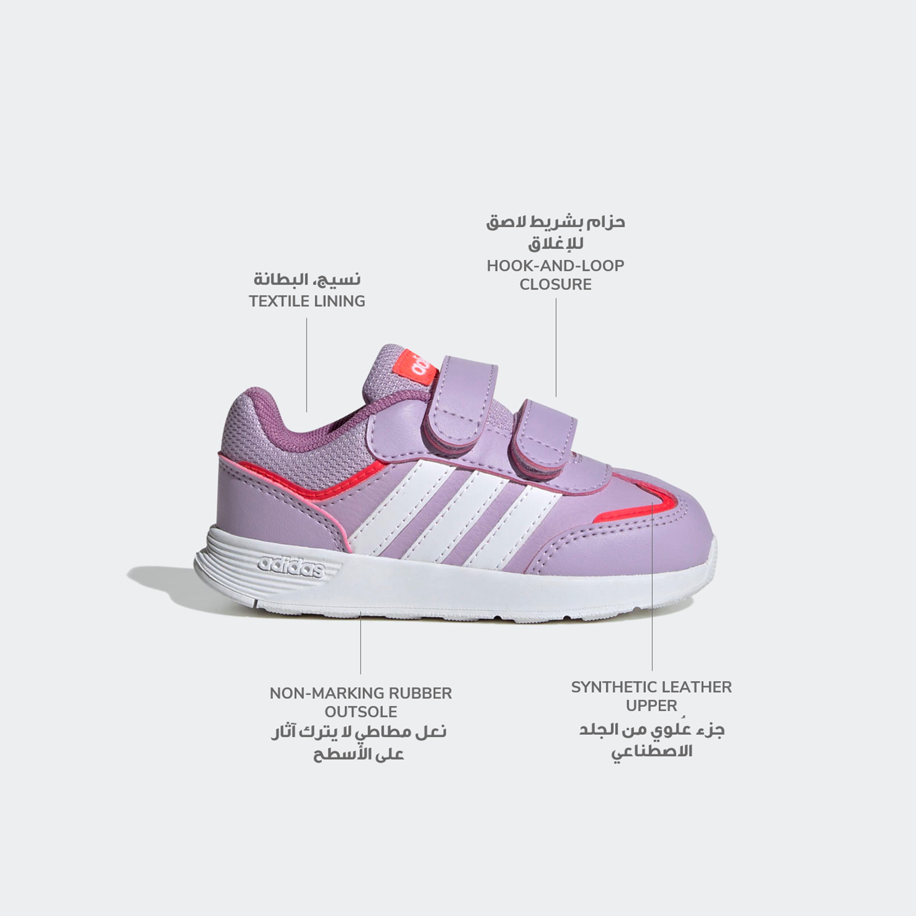 Adidas Tensaur Switch CF Sneakers with Hook & Loop-baby-girls-shoes-closedshoes-image-2
