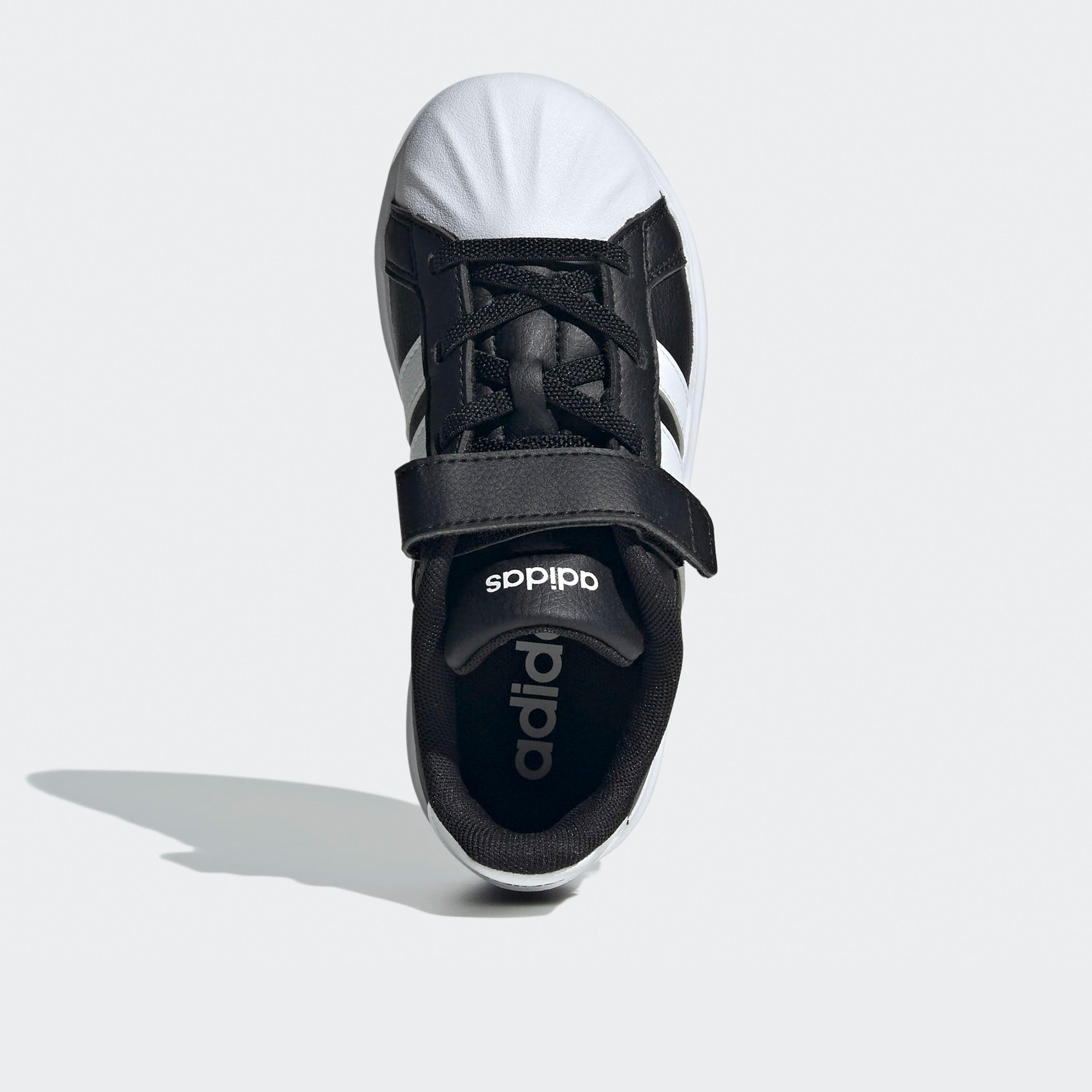 حذاء سنيكرز بطول الكاحل وشريط إغلاق لاصق ستريت توك للأولاد من أديداس-sports-boys-shoes-image-3