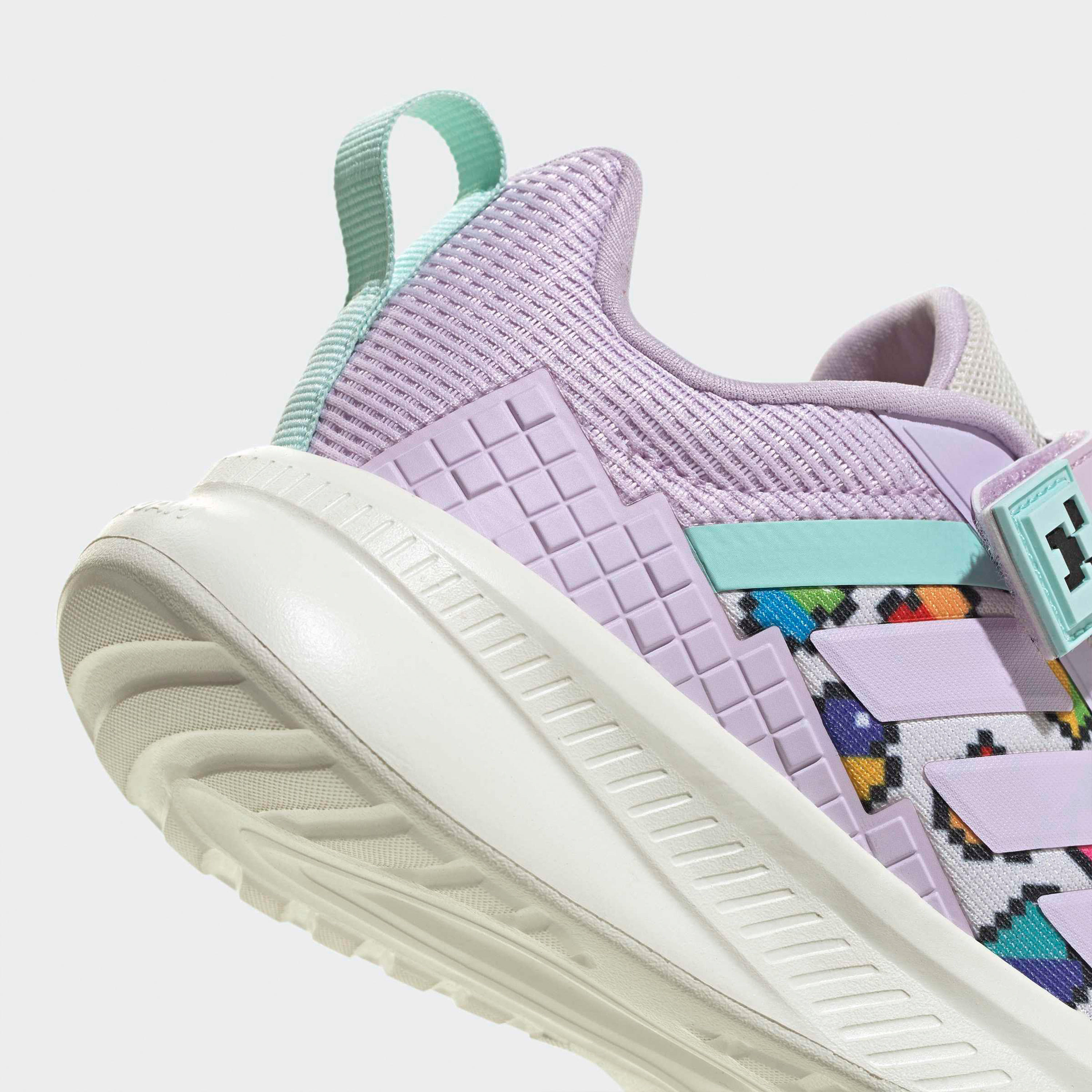 Adidas Girls Minecraft Fortarun EL Hook & Loop Sneakers-girls-shoes-sneakers-image-7