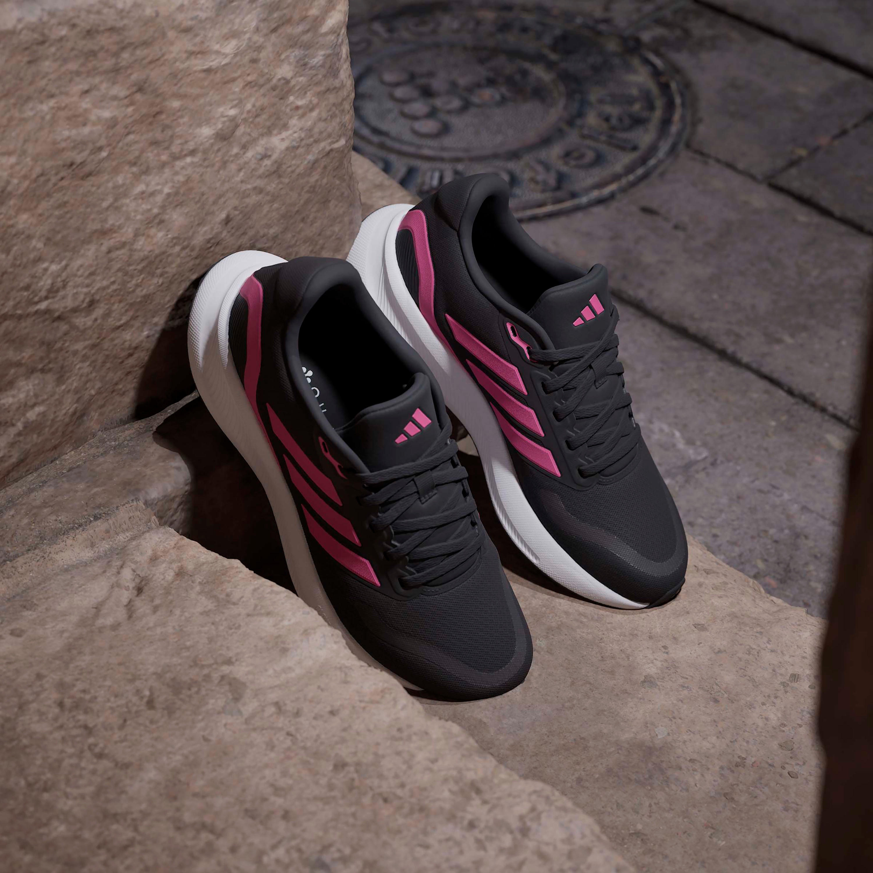حذاء جري برباط ولوح بـ 3 خطوط رن فالكون 5 ريسر للنساء من أديداس-women-shoes-sports-image-7