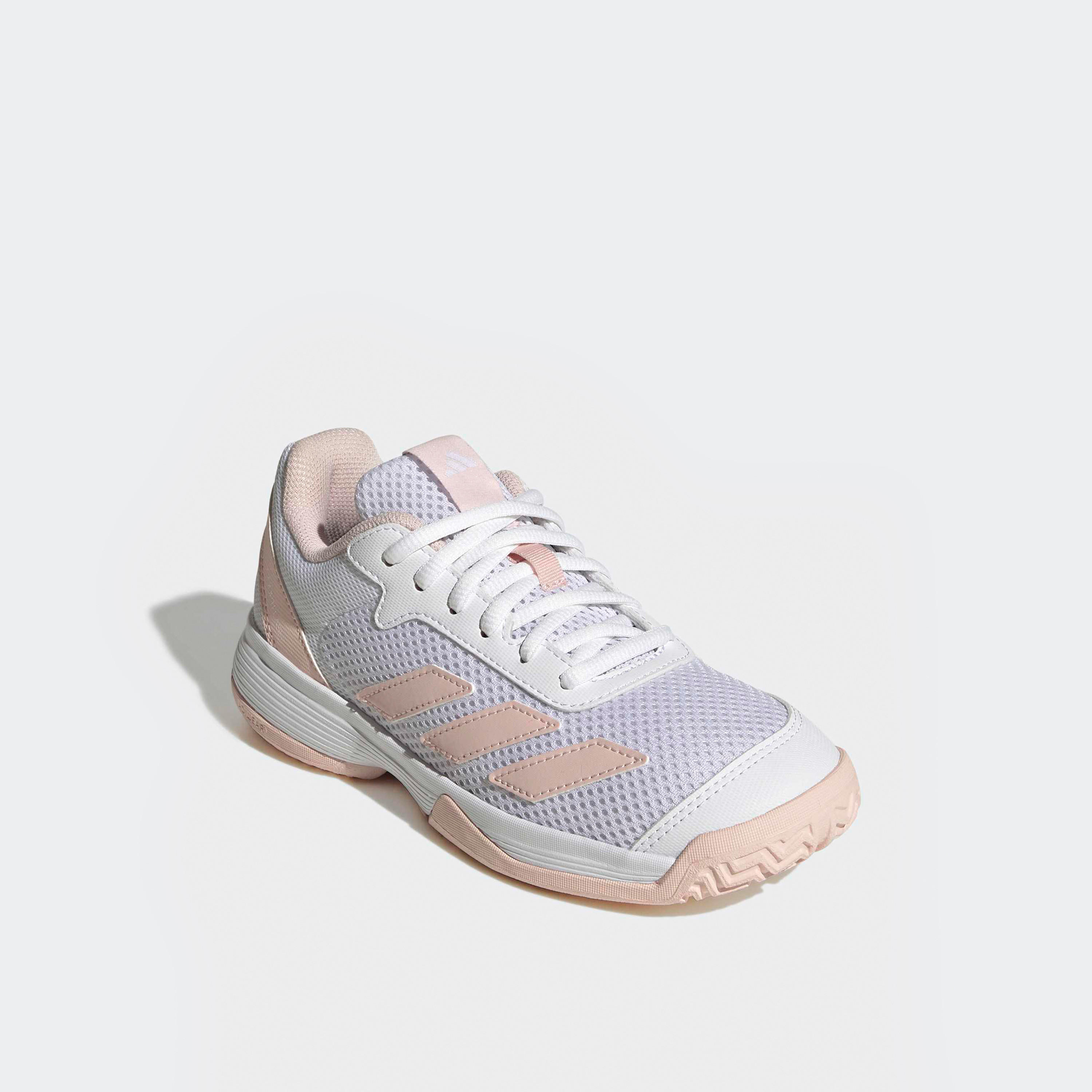 Adidas Girls Courtflash Lace-Up Tennis Shoes-sports-girls-shoes-image-1