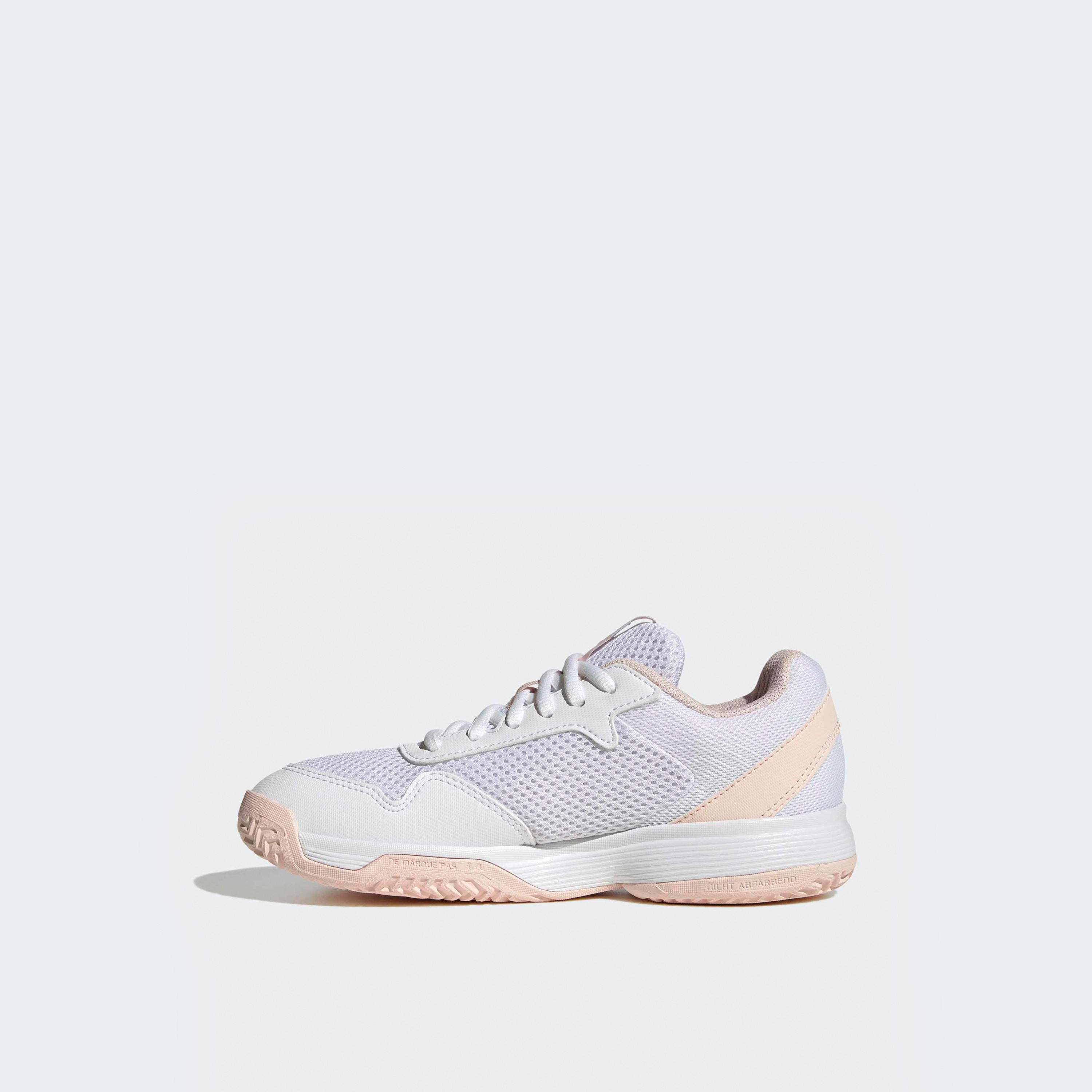 Adidas Girls Courtflash Lace-Up Tennis Shoes-sports-girls-shoes-image-3