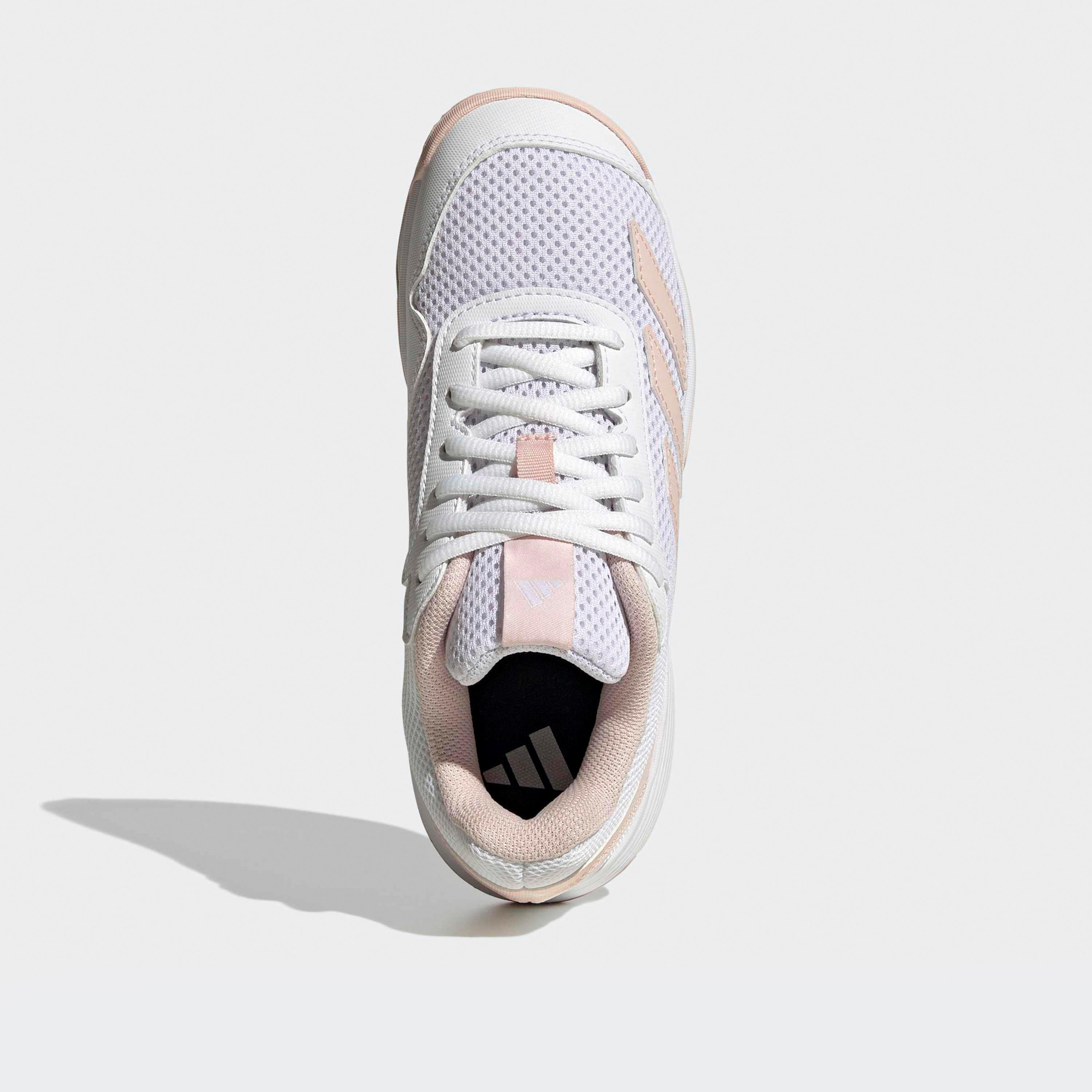 Adidas Girls Courtflash Lace-Up Tennis Shoes-sports-girls-shoes-image-4
