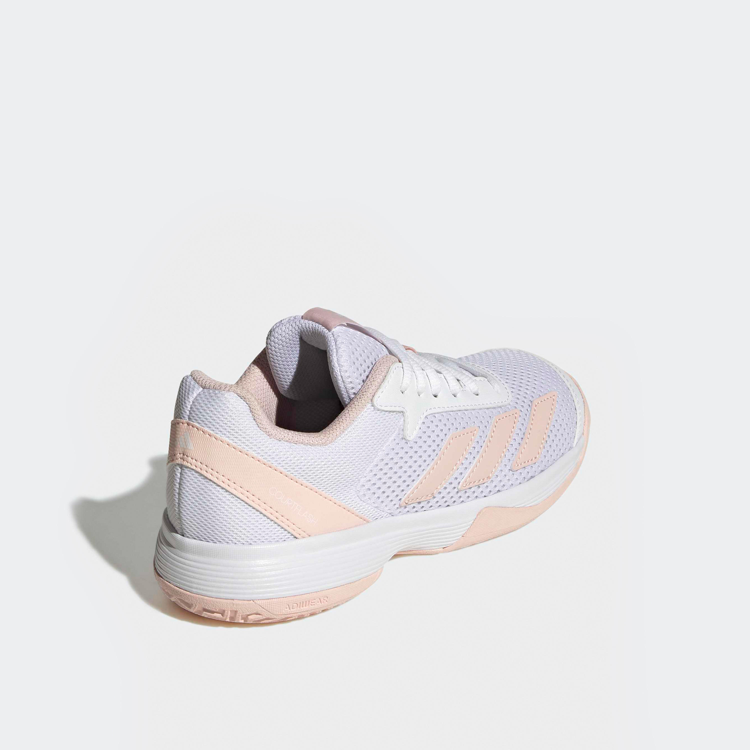 Adidas Girls Courtflash Lace-Up Tennis Shoes-sports-girls-shoes-image-5