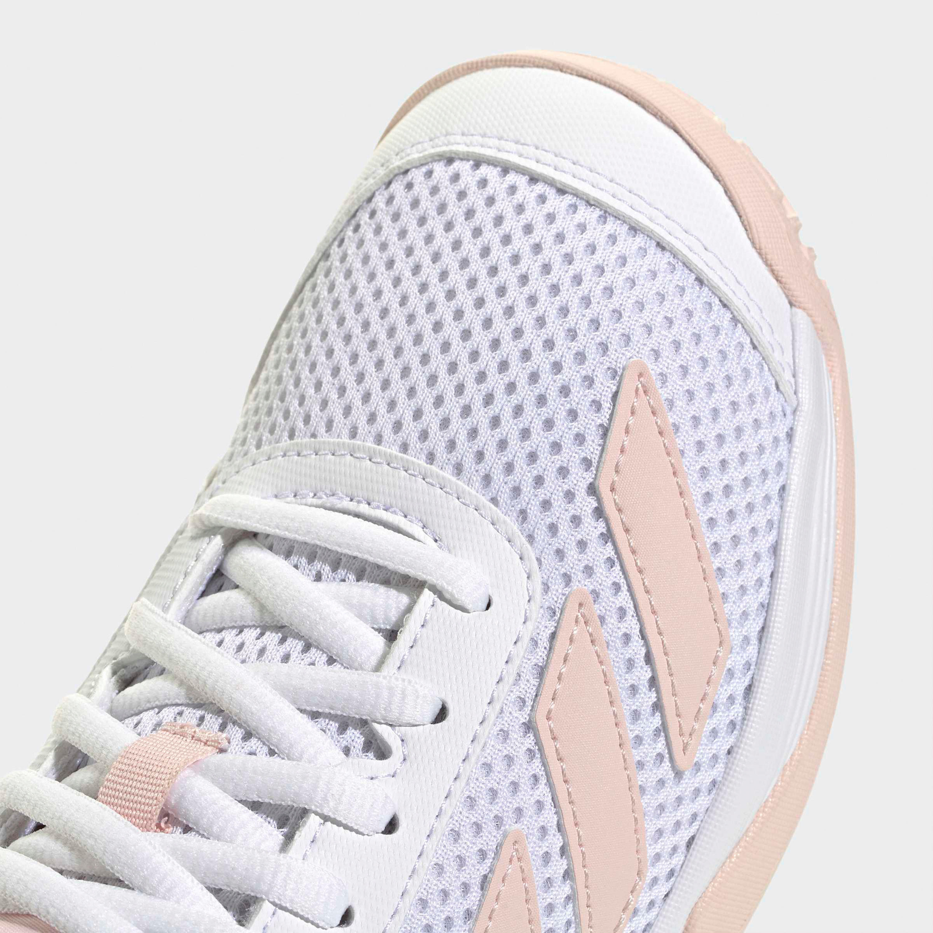 Adidas Girls Courtflash Lace-Up Tennis Shoes-sports-girls-shoes-image-7
