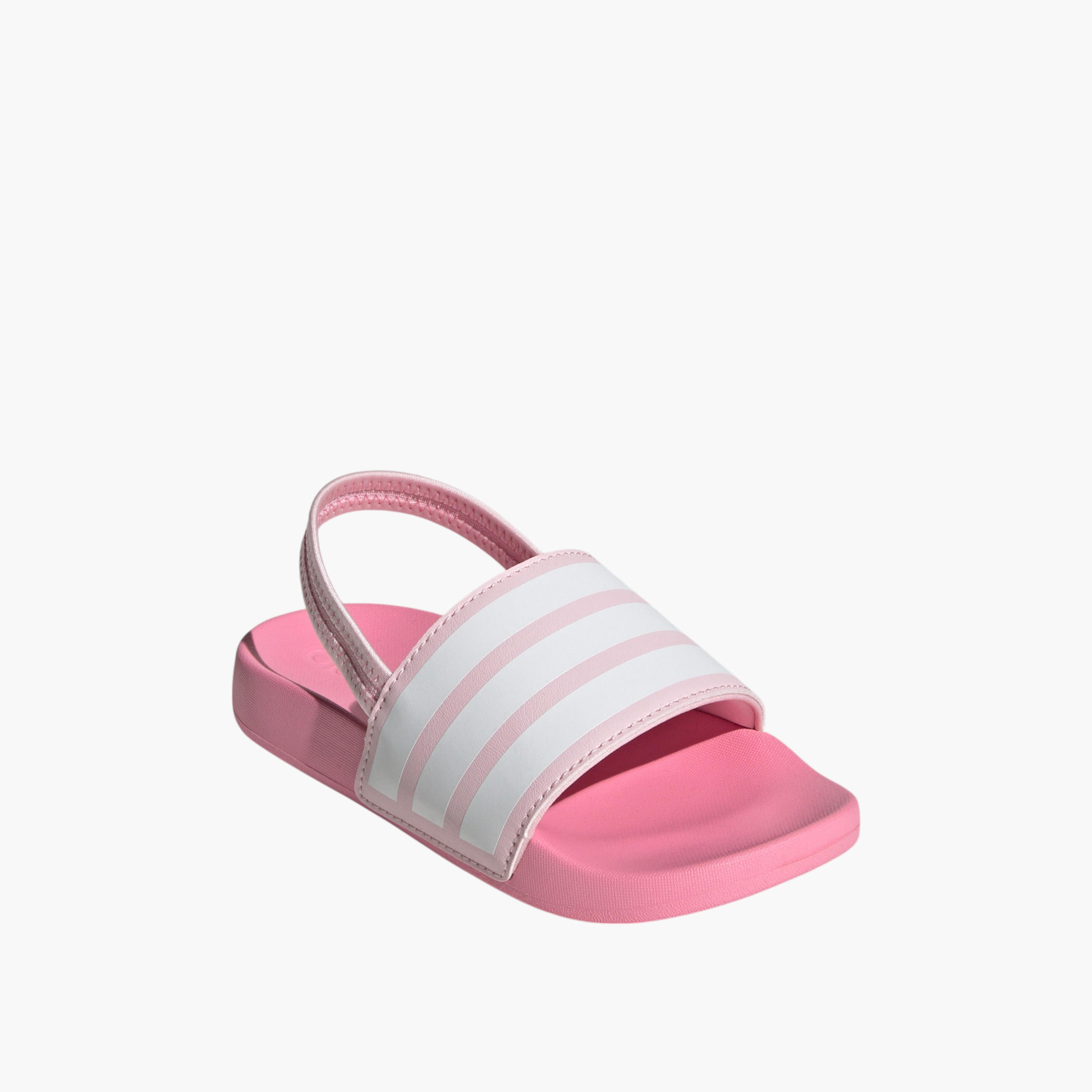 Adidas Girls' ADILETTE ESTRAP C Slides with Backstrap - JR5331-girls-shoes-flipflopsandslides-image-1