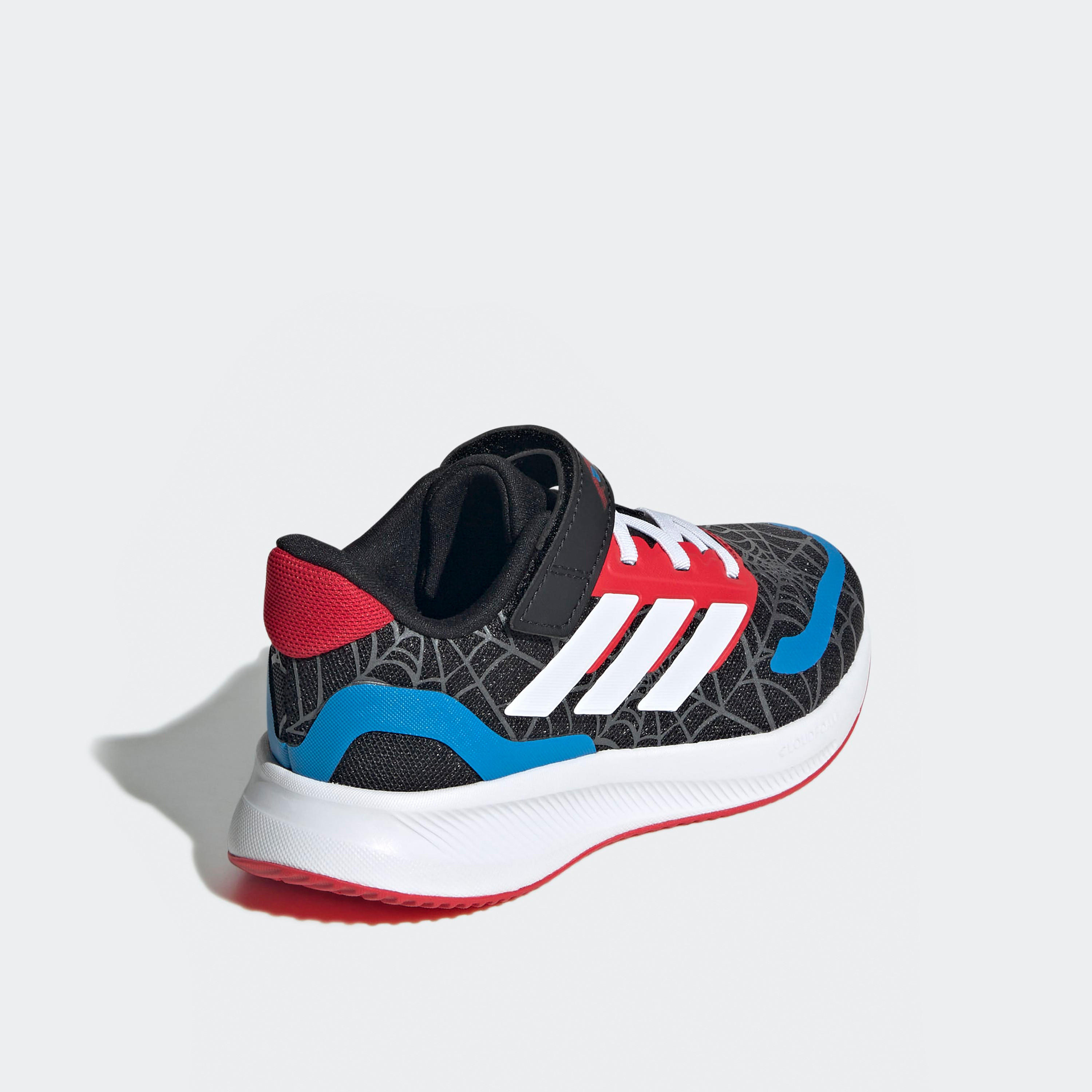 حذاء جري بشريط إغلاق لاصق رنفالكون سبايدر مان إي إل للأولاد من أديداس-sports-boys-shoes-image-5