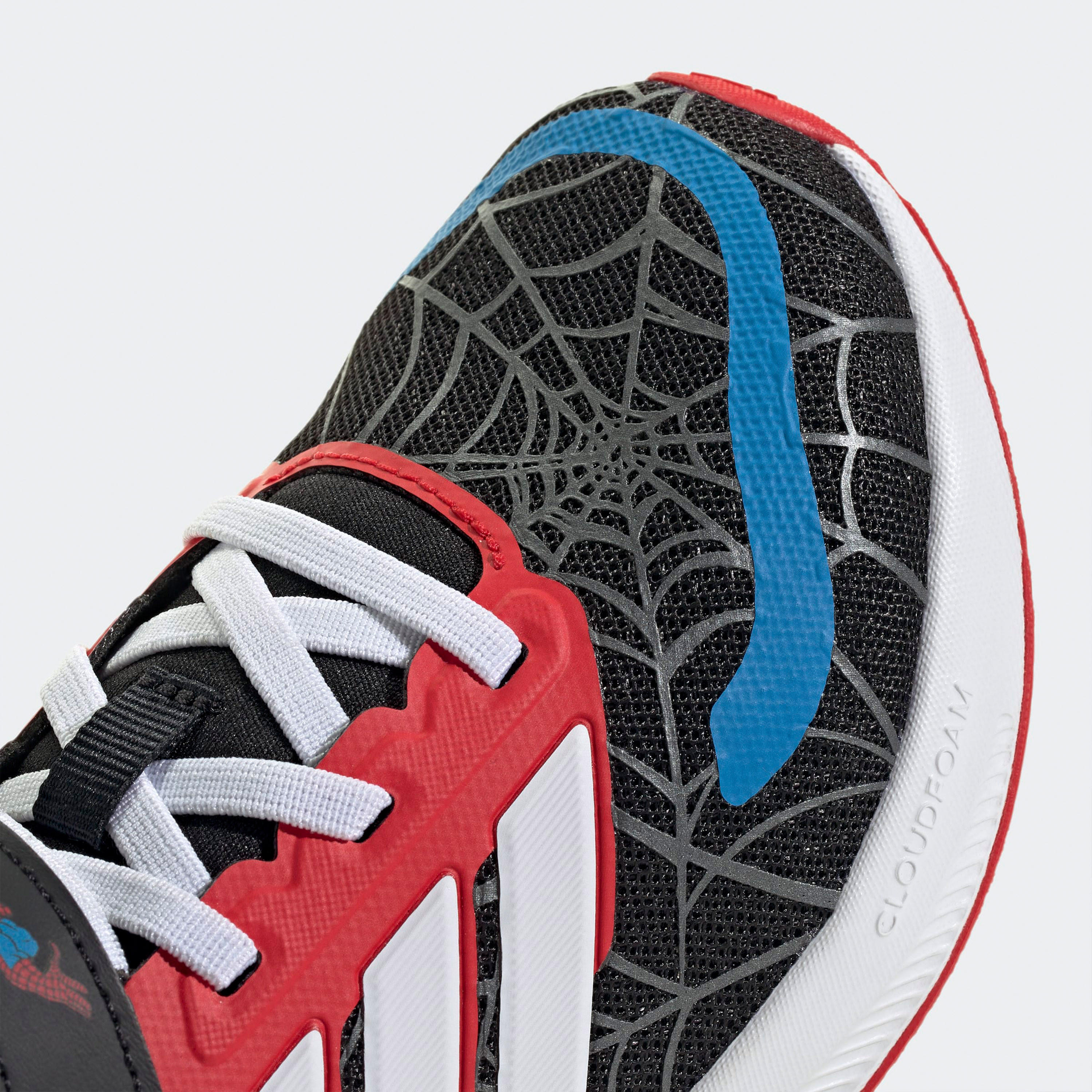 حذاء جري بشريط إغلاق لاصق رنفالكون سبايدر مان إي إل للأولاد من أديداس-sports-boys-shoes-image-7