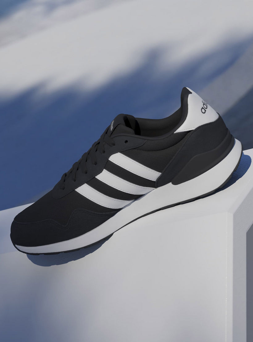Adidas Men Run 60s 4.0 Textured Lace-Up Sports Shoes-sports-men-shoes-image-12