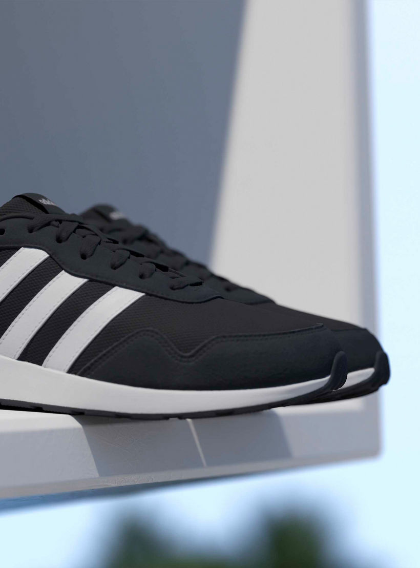 Adidas Men Run 60s 4.0 Textured Lace-Up Sports Shoes-sports-men-shoes-image-13